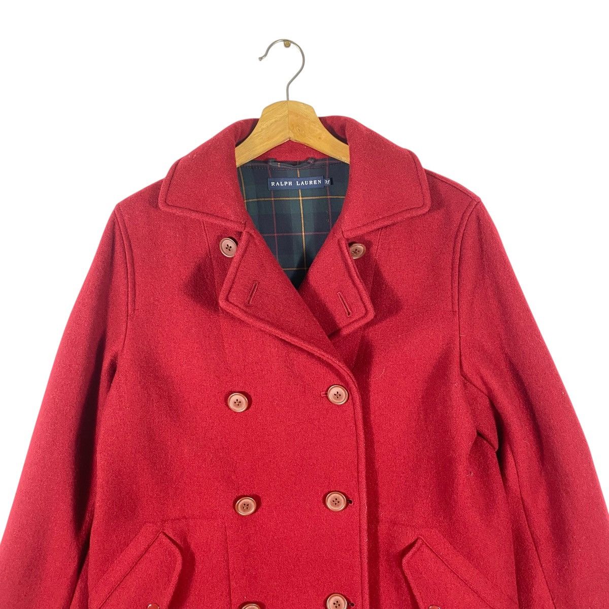 Ralph Lauren Vintage Ralph Lauren Double Coat Half Coat 3F Size Red Size M / US 6-8 / IT 42-44 - 7 Thumbnail