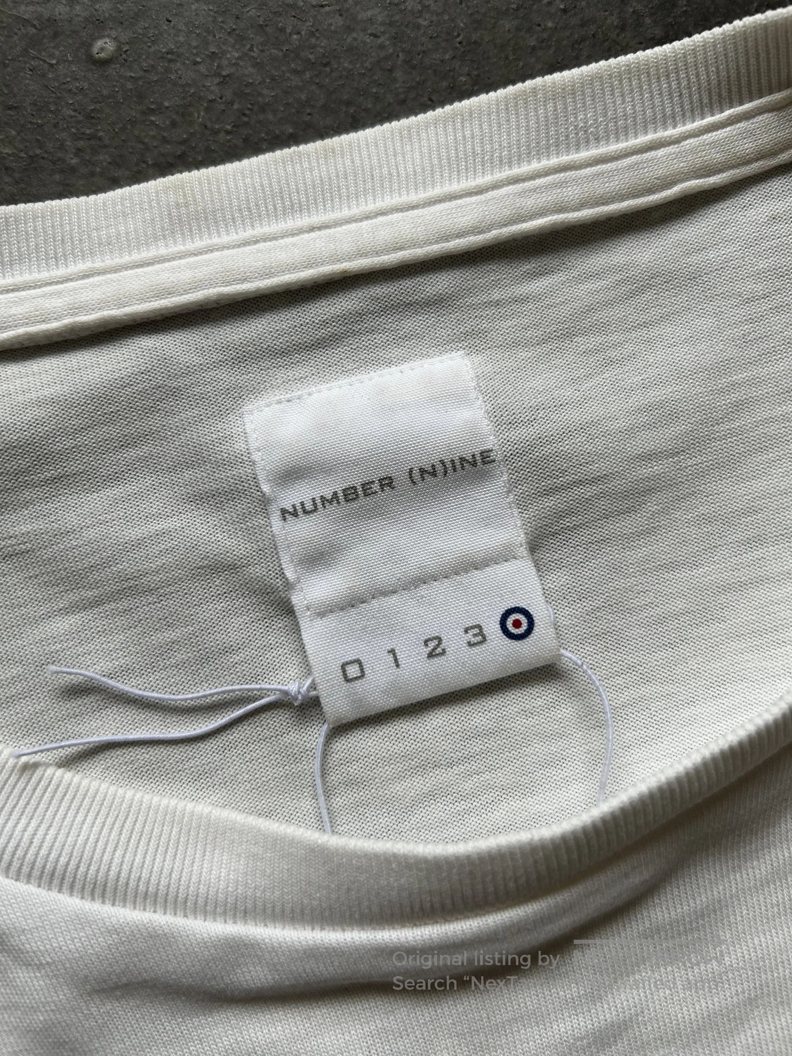 Number (N)ine Number (N)ine 2000ss Slogan Print Tee. Size US XL / EU 56 / 4 - 9 Thumbnail