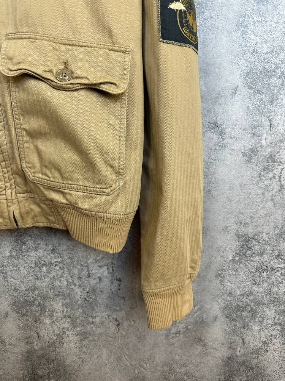 Denim & Supply Ralph Lauren Denim & Supply Ralph Lauren Bomber Jacket Herringbone Flags Size US M / EU 48-50 / 2 - 8 Thumbnail