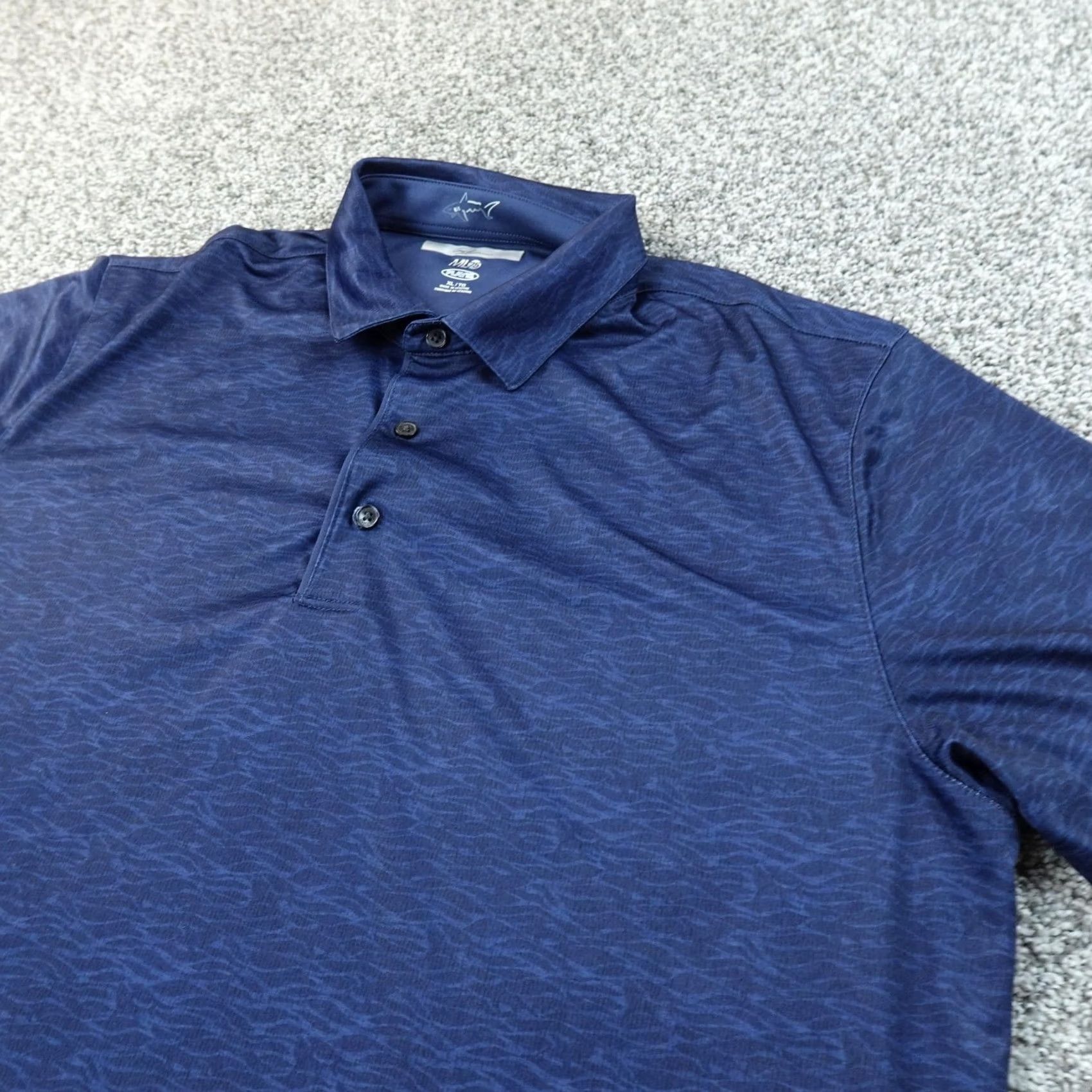 Vintage Greg Norman Polo Shirt Mens XL Blue PlayDry Golf Performance Stretch Polo Shirt Size US XL / EU 56 / 4 - 2 Thumbnail