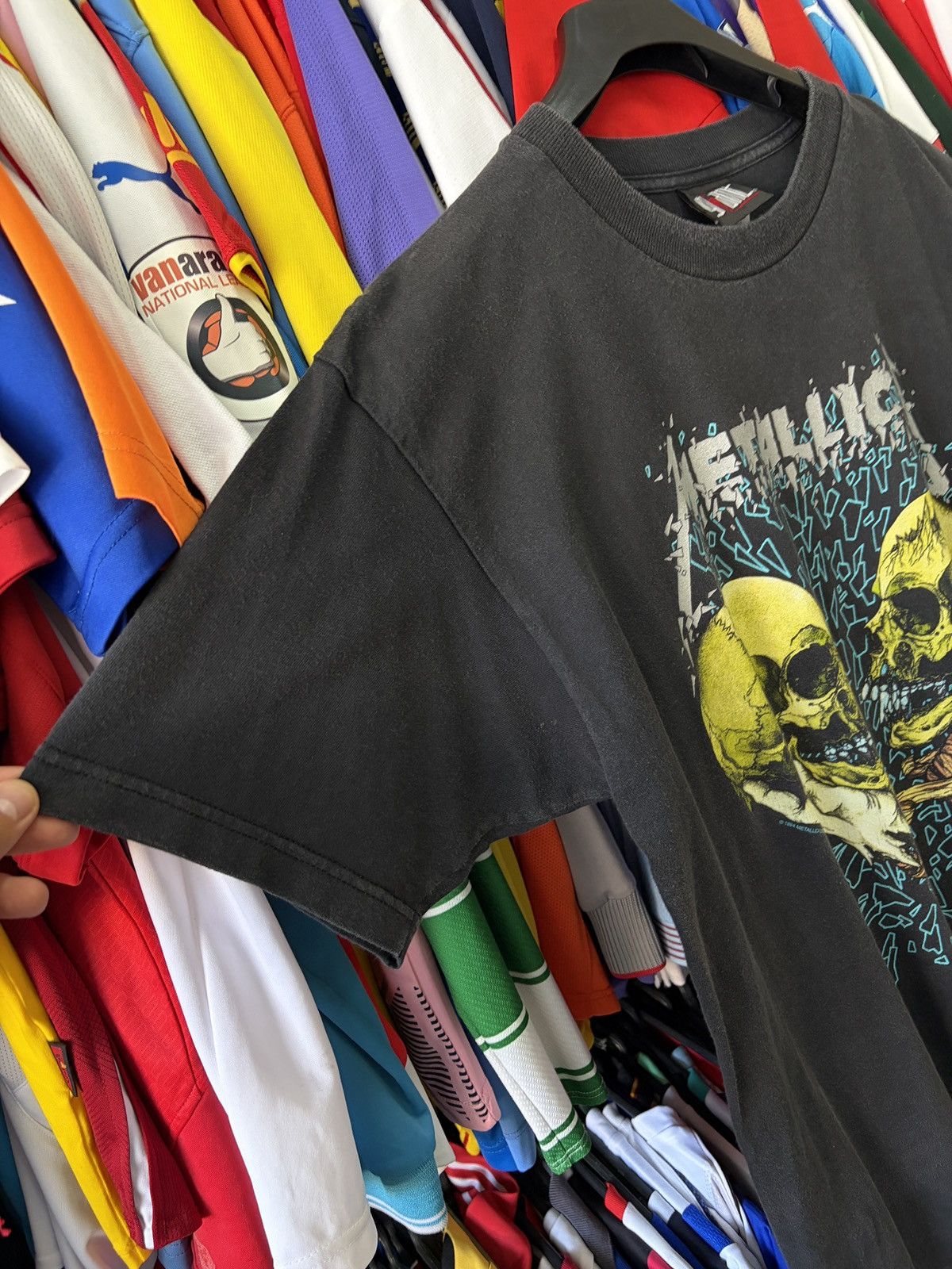 Giant Metallica 1994 Pushead Sad But True Giant Tag L Faded Size US L / EU 52-54 / 3 - 8 Thumbnail