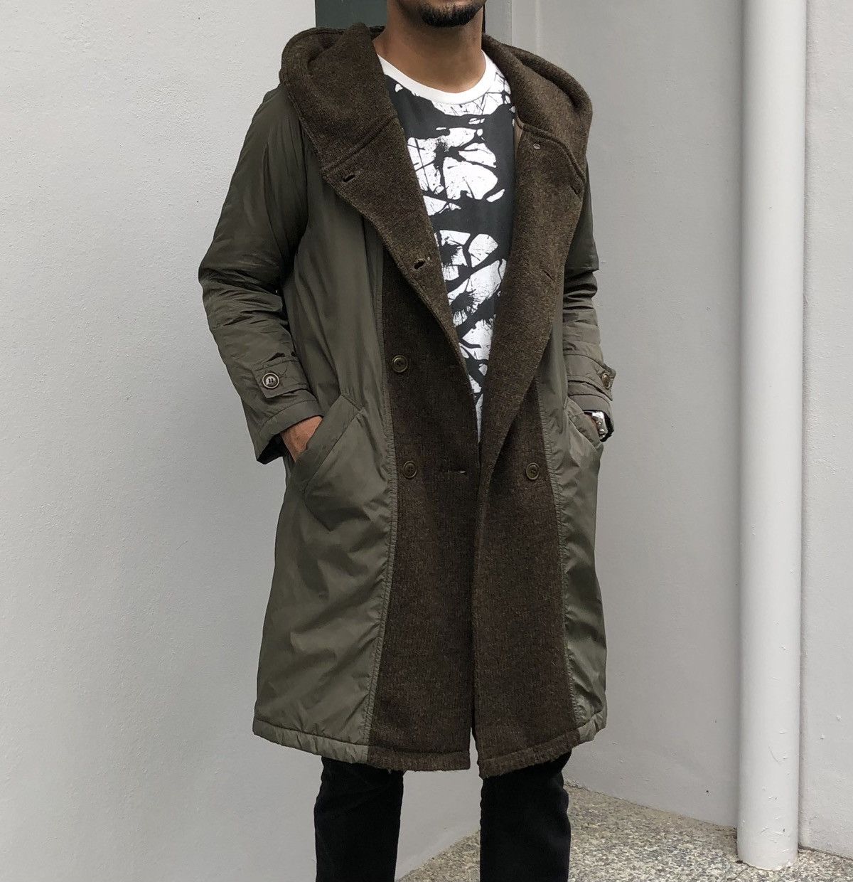 Johnbull Japanese Brand Johnbull Wool Body Lining Long Jacket Size US M / EU 48-50 / 2 - 1 Thumbnail