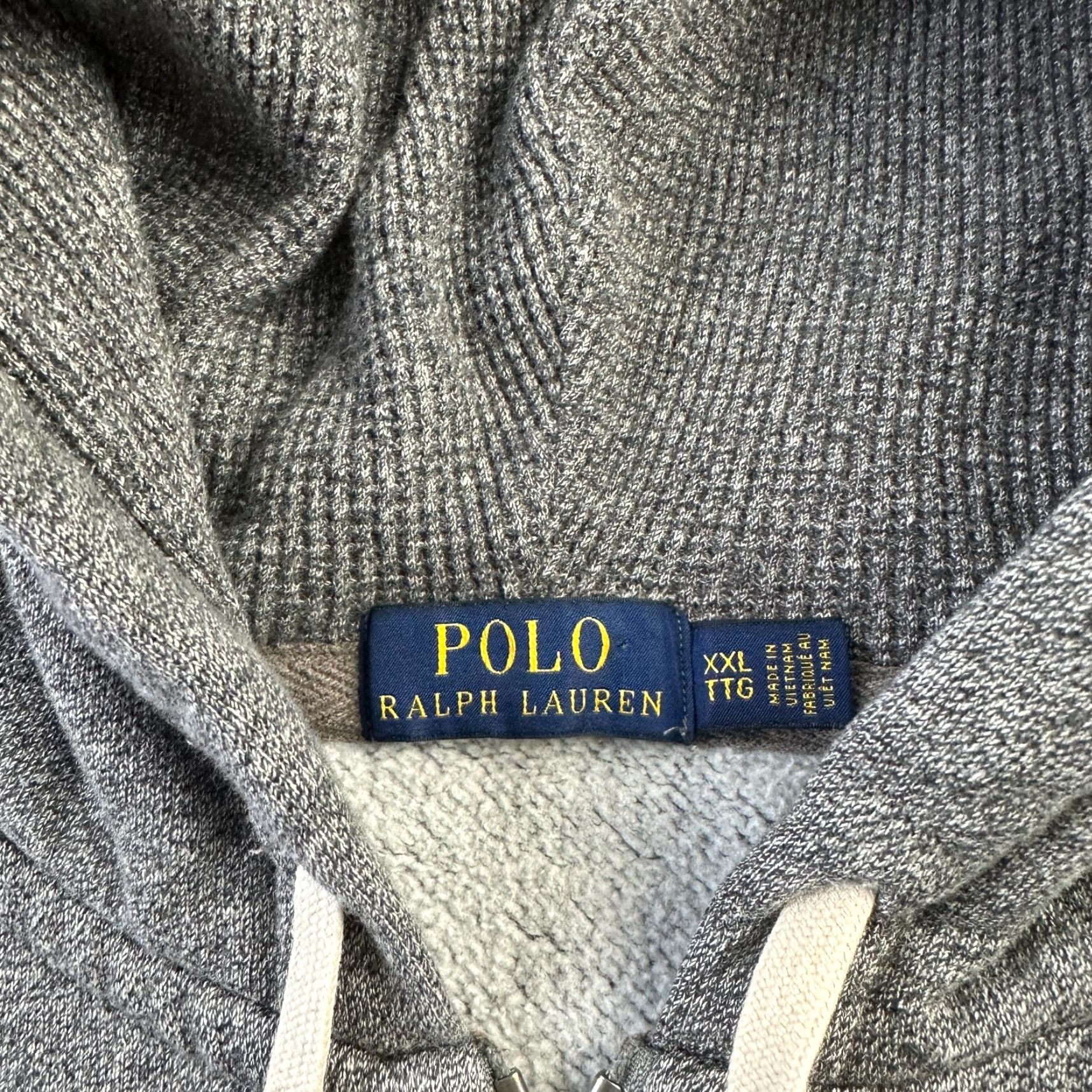 Polo Ralph Lauren Polo Ralph Lauren Hoodie Mens 2XL Gray Full Zip Hooded Pony Logo Knit Heavy Size US XXL / EU 58 / 5 - 6 Thumbnail