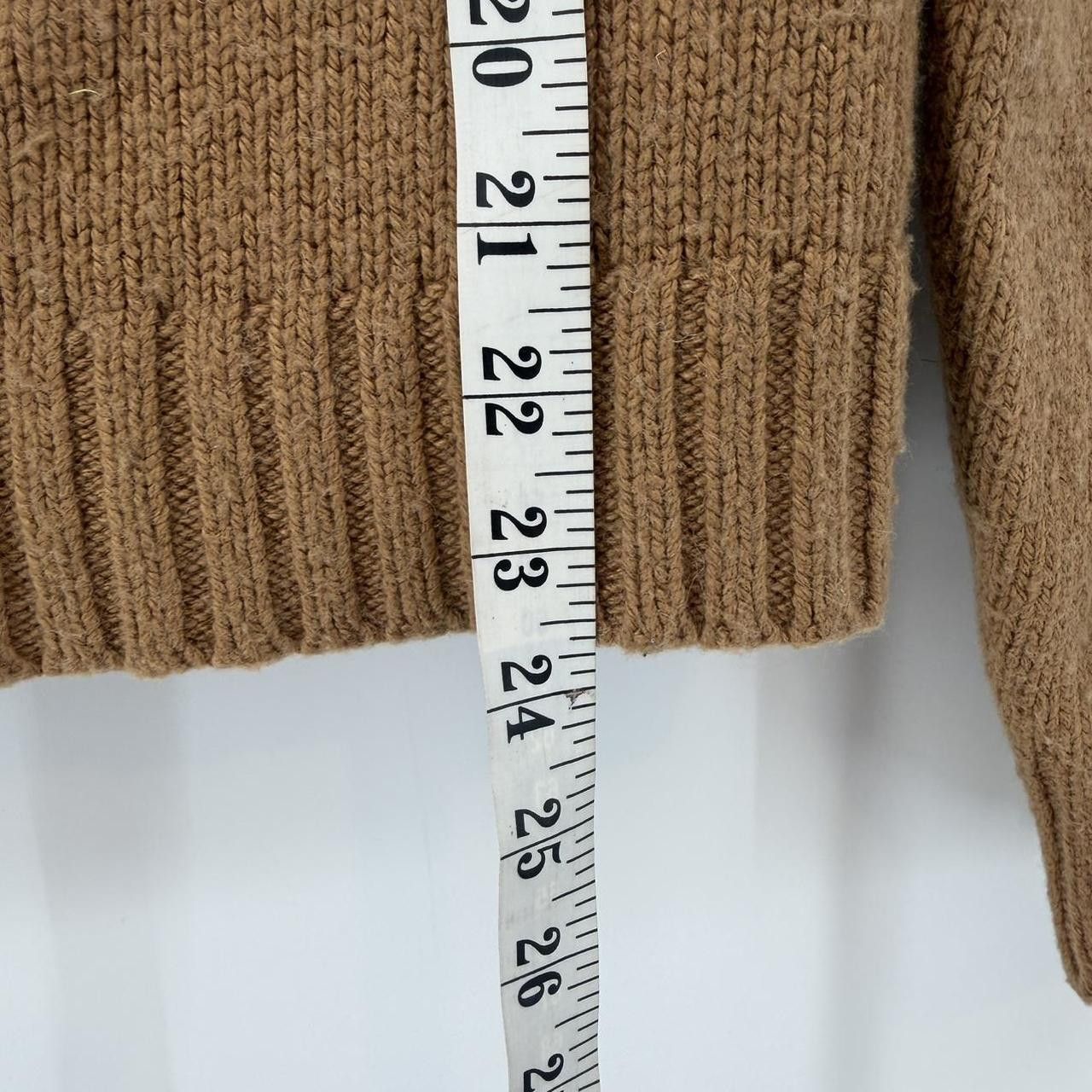 Brooks Brothers Brooks Brothers Tan Crewneck Wool Alpaca Sweater Medium Size M / US 6-8 / IT 42-44 - 4 Thumbnail