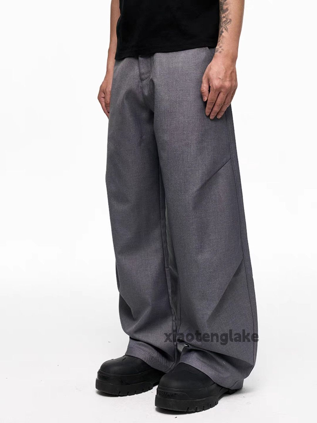 Vintage Unisex utility loose baggy skate hiphop pleated pants Size US 32 / EU 48 - 1 Thumbnail