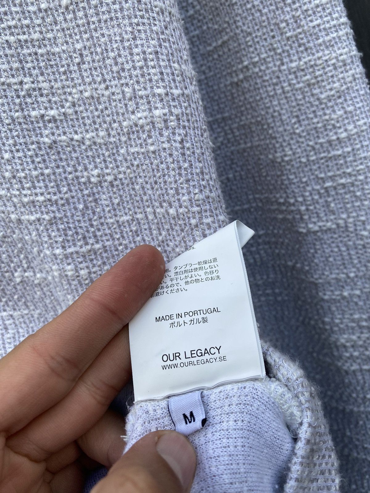 Our Legacy Our Legacy SS16 G/W Pique Boucle sweatshirt size 48 Size US M / EU 48-50 / 2 - 8 Thumbnail