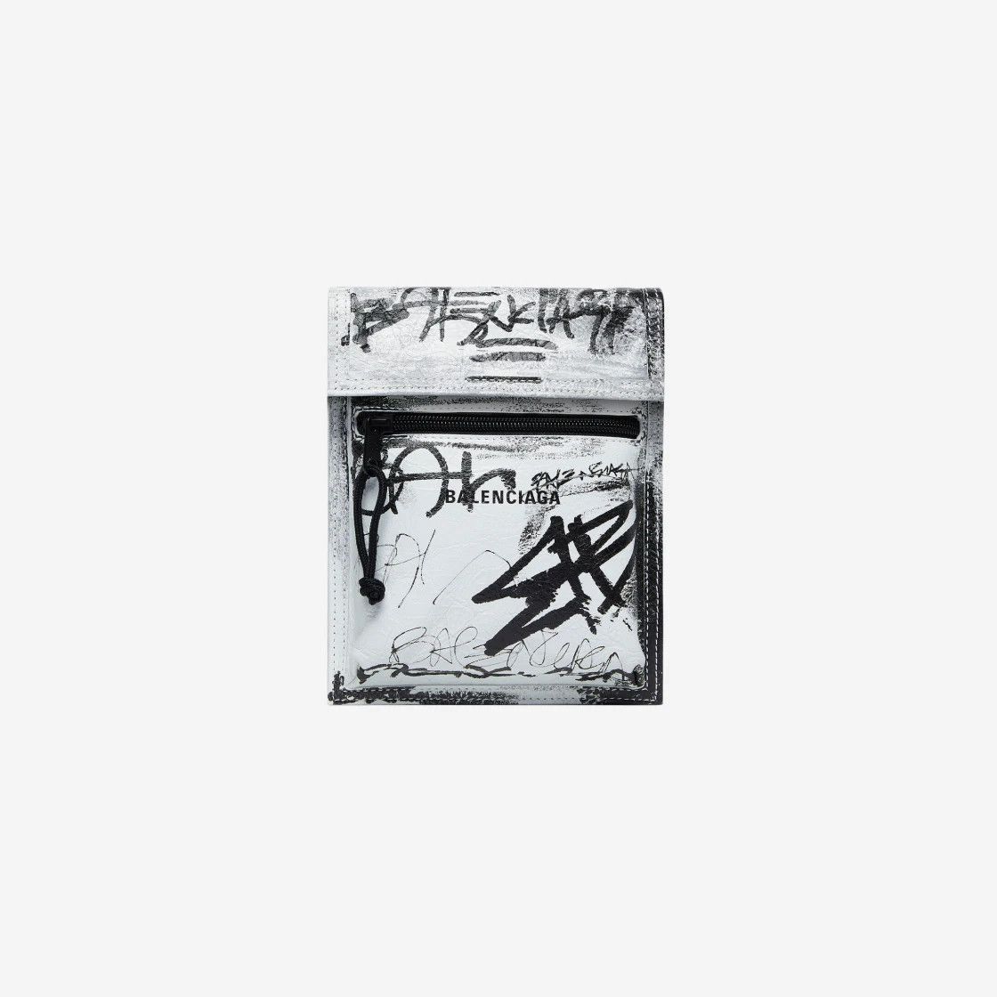 Balenciaga o1s1wg111224 Size: OS / Explorer Small Pouch Strap White Size ONE SIZE - 1 Thumbnail