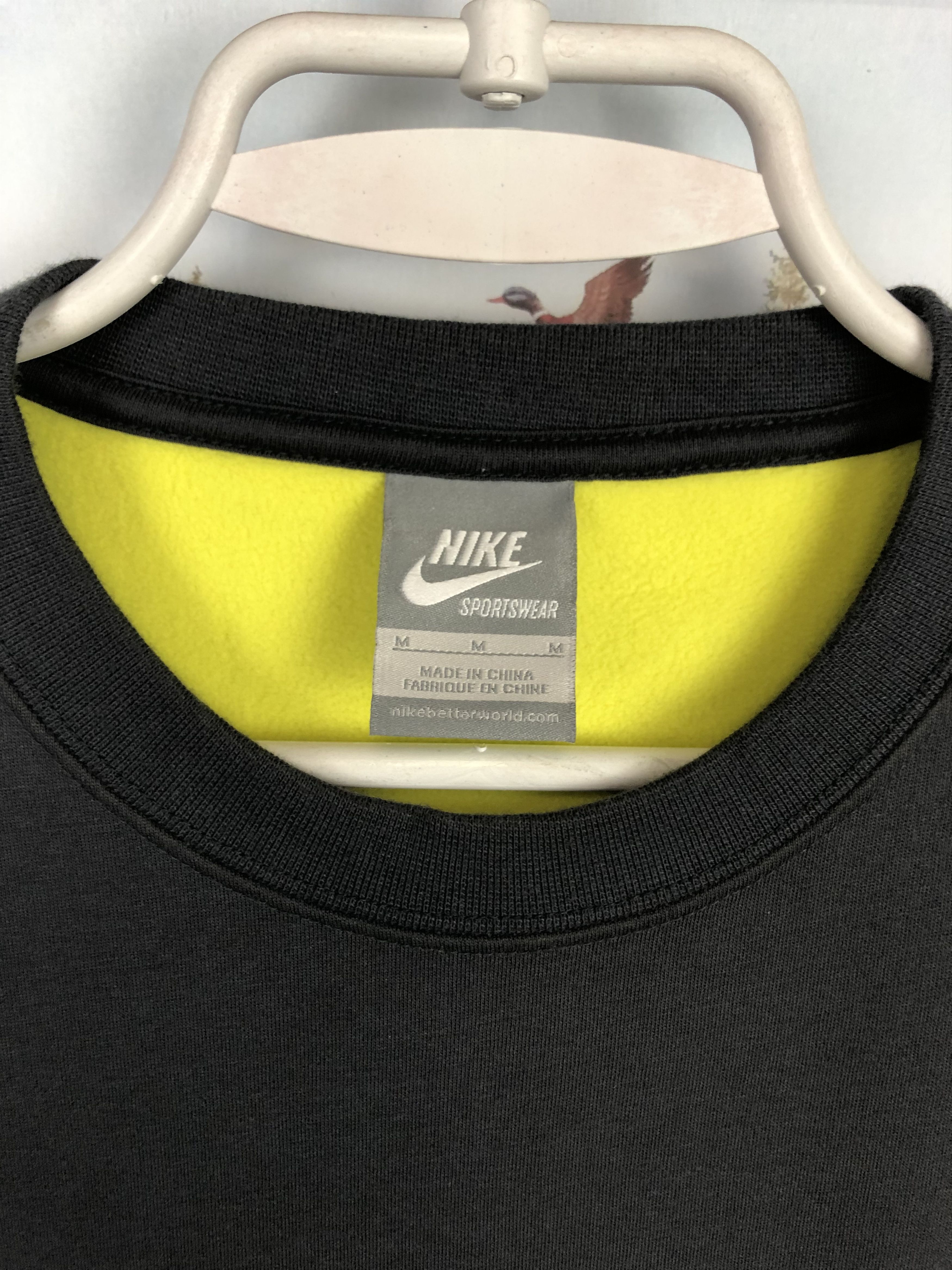 Nike Vintage Nike Swoosh Gray Sweatshirt Mens Crewneck Y2K Rare Size US M / EU 48-50 / 2 - 6 Thumbnail