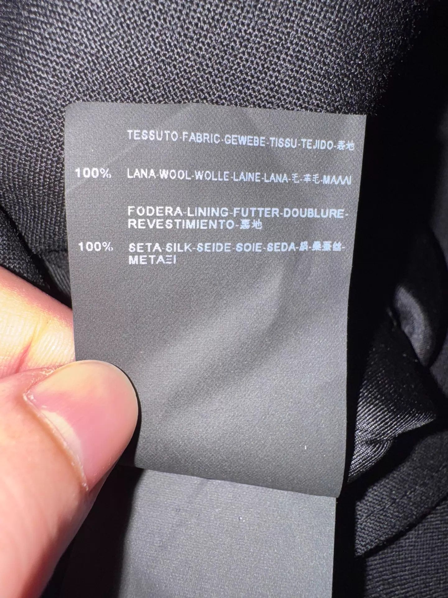Yves Saint Laurent YSL 1st Year Black Gold Men's Suit 50 New with Tags Size 50R - 4 Thumbnail
