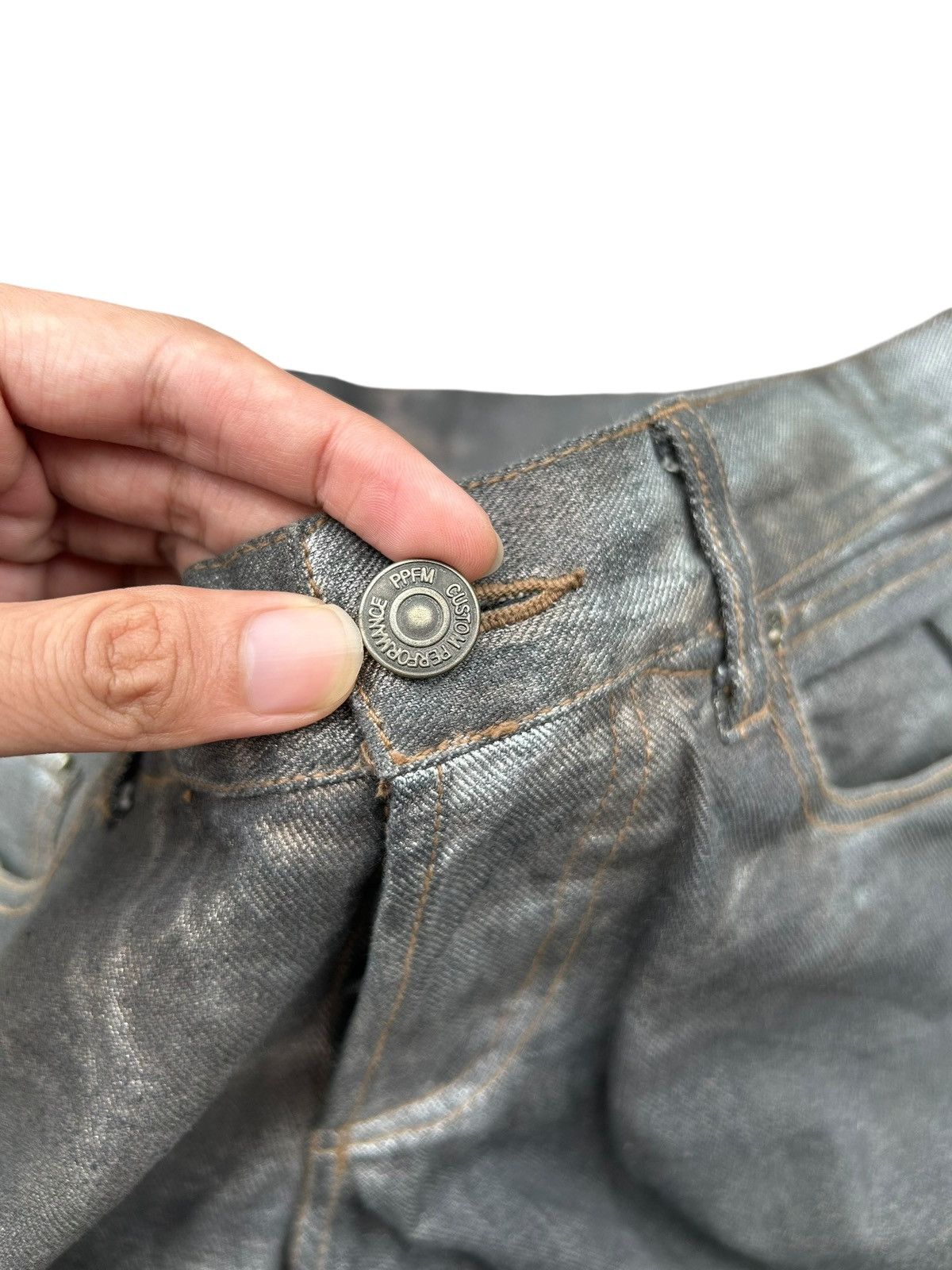 Other FLARE PPFM CUSTOM PERFORMANCE JAPANESE BRAND DENIM JEANS 🎌☠️ Size US 33 - 5 Thumbnail