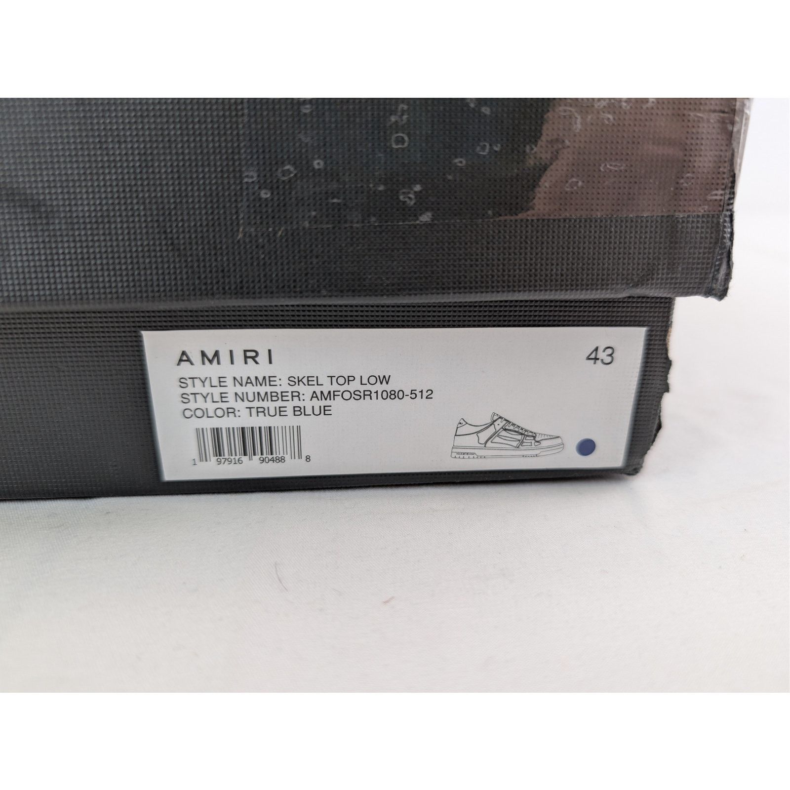 Amiri o1rshd1 Q:2 / Skeleton Top Low Sneakers in True Blue Size US 10 / EU 43 - 19 Thumbnail
