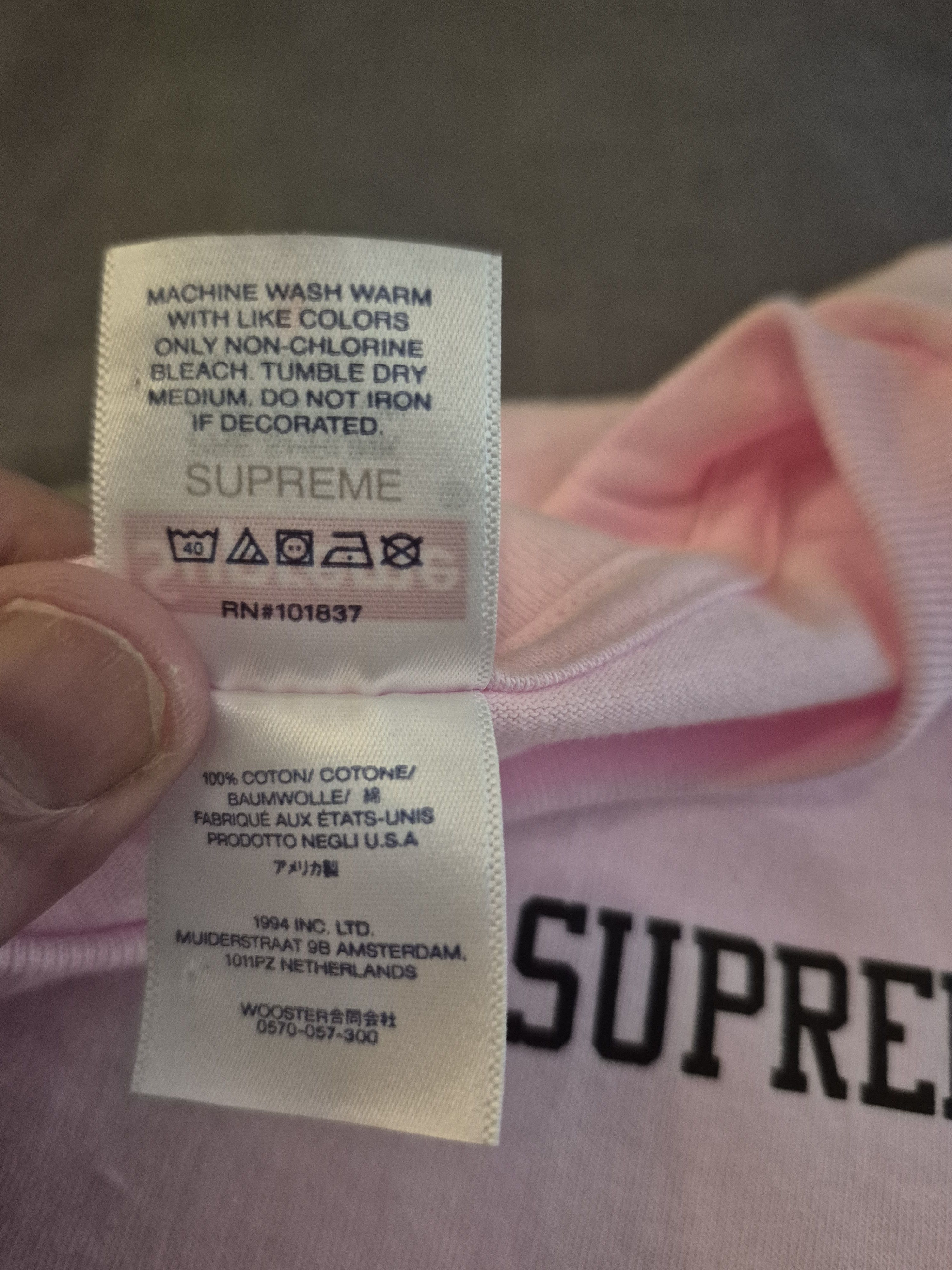 Supreme Supreme Pink Greta Gremlins Tee Shirt Size Small Size US S / EU 44-46 / 1 - 3 Thumbnail