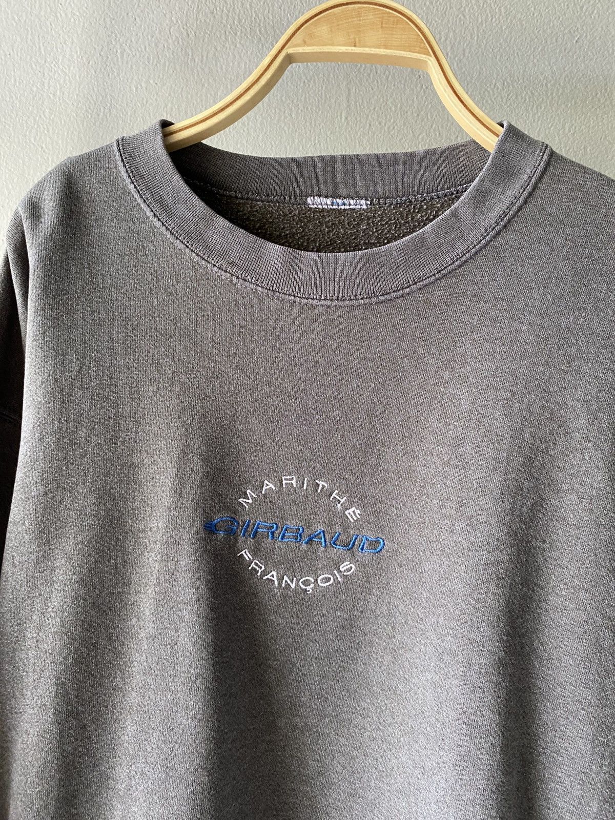 Marithe + Francois Girbaud MARITHE GIRBAUN FRANÇOIS Gray Logo Embroidered Sweater Size US M / EU 48-50 / 2 - 3 Thumbnail