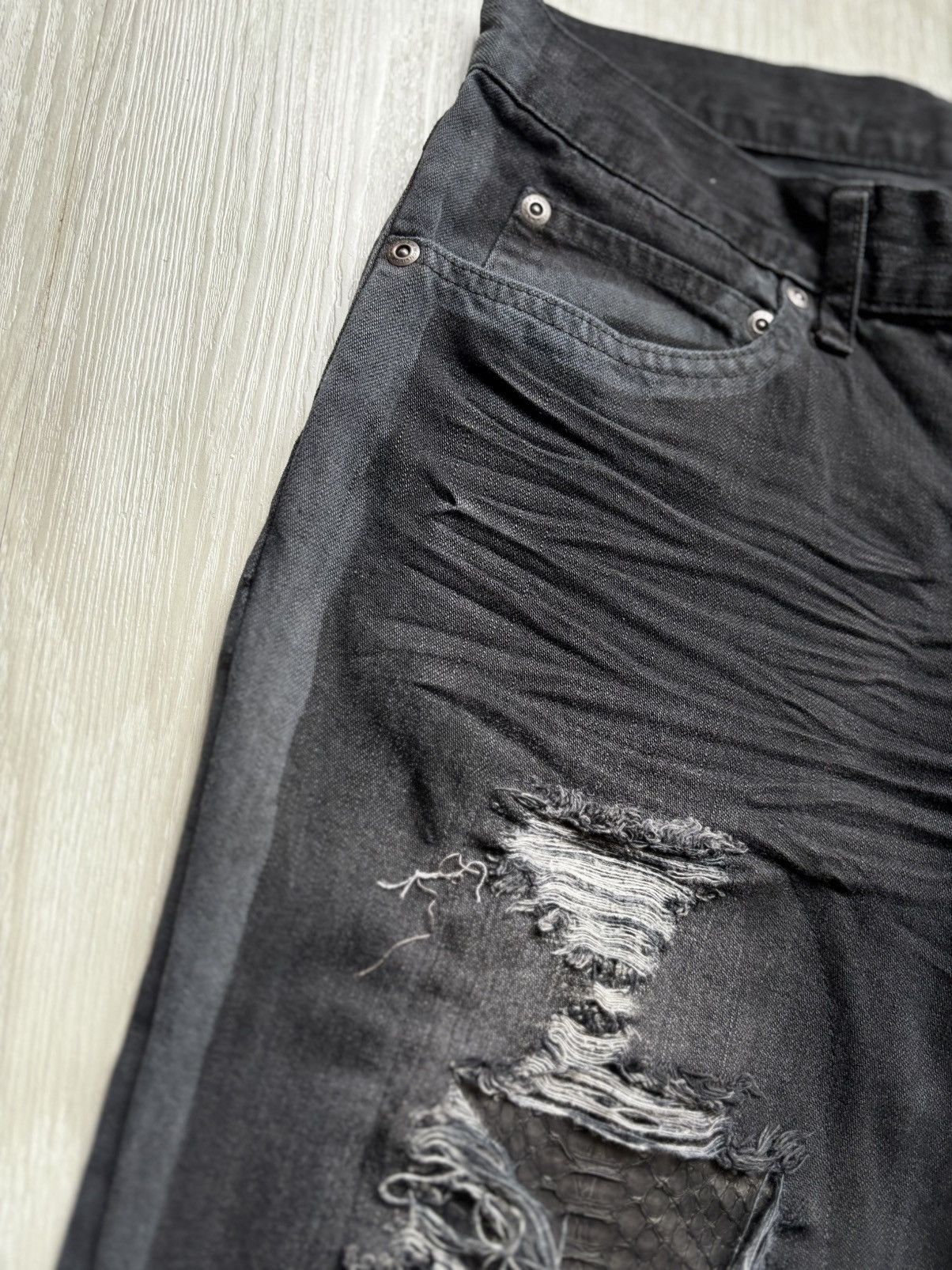 Nicole Club Distressed flare jeans Size US 29 - 4 Thumbnail