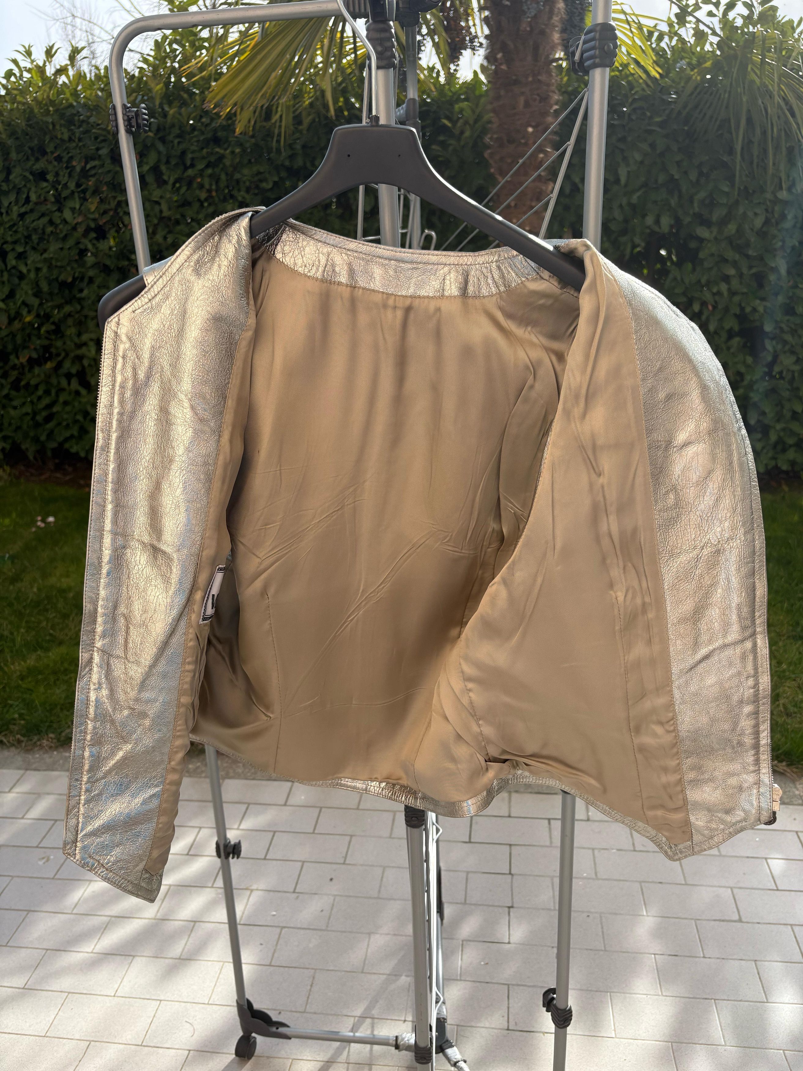 Versace Gianni Versace silver leather vintage vest Size US M / EU 48-50 / 2 - 3 Thumbnail