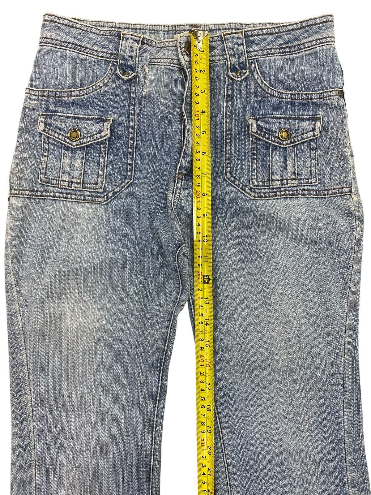 Newton Newton Circus Brand Blue Faded Wash Style Bush Pants Jeans Size US 29 - 6 Thumbnail