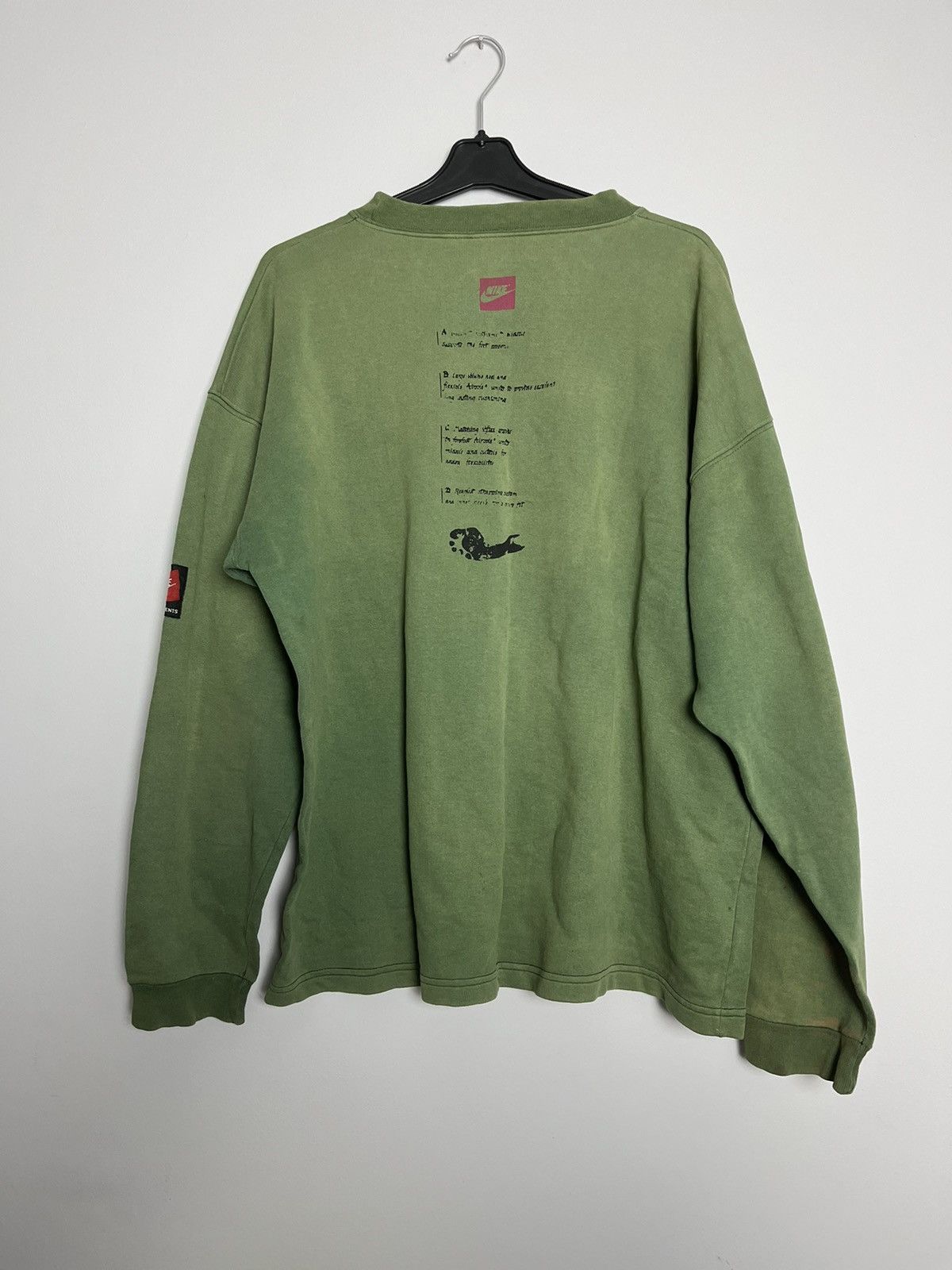 Vintage VINTAGE 90S NIKE CREWNECK RARE Y2K SWOOSH Size US L / EU 52-54 / 3 - 3 Thumbnail