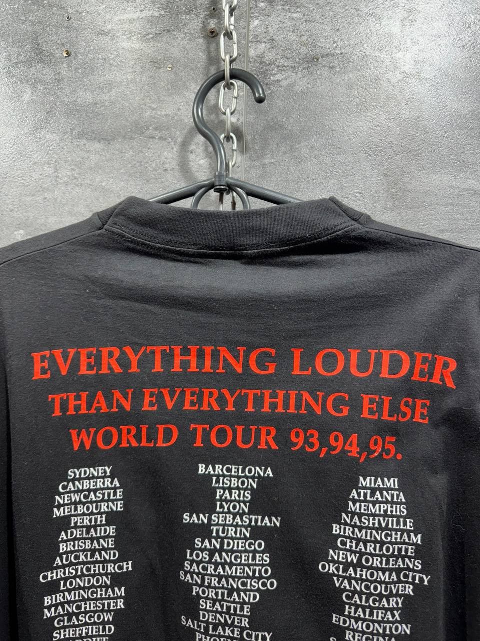 Band Tees Vintage 1993 Meat Loaf Everything Louder World Tour Shirt Size US XL / EU 56 / 4 - 11 Thumbnail