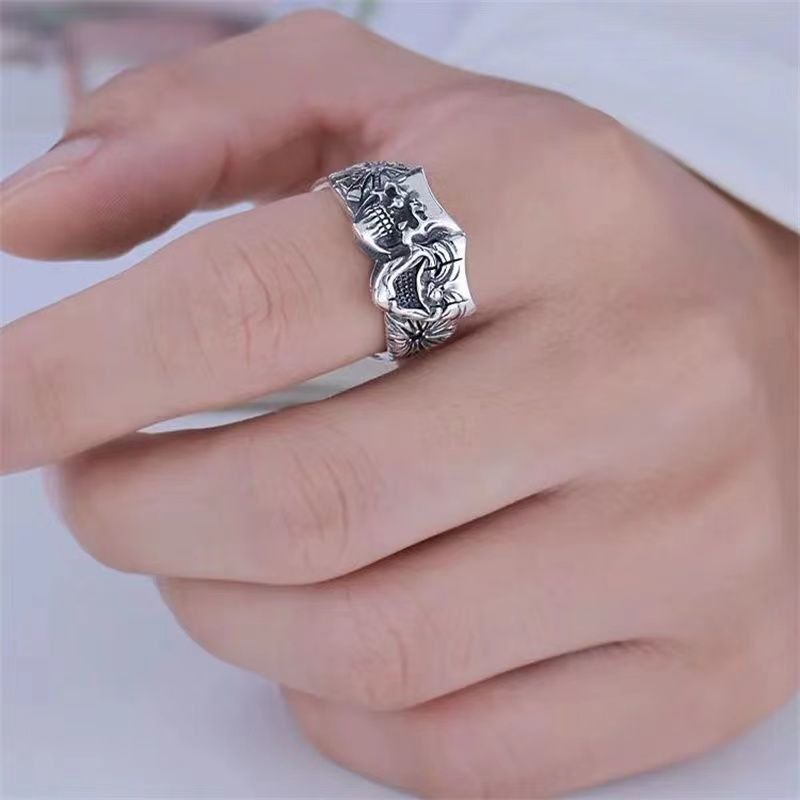 Jewelry Joker Future Jewelry Rings Open Size Chrome Ring (Size 7-13) Size ONE SIZE - 4 Thumbnail