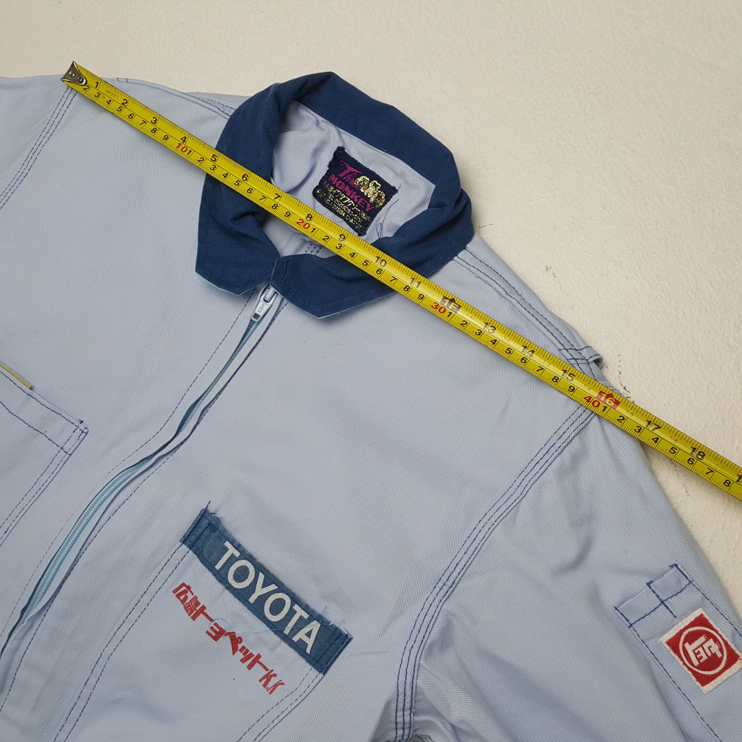 Vintage TOYOTA Japanese Motorsports Racing Workwear Coverall Jacket Size US S / EU 44-46 / 1 - 9 Thumbnail