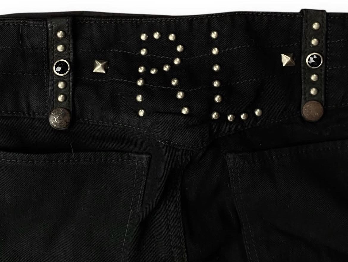 Polo Ralph Lauren 2000s Ralph Lauren Studded Hybrid Leather Biker Lgb Ifsix Size US 30 / EU 46 - 7 Thumbnail