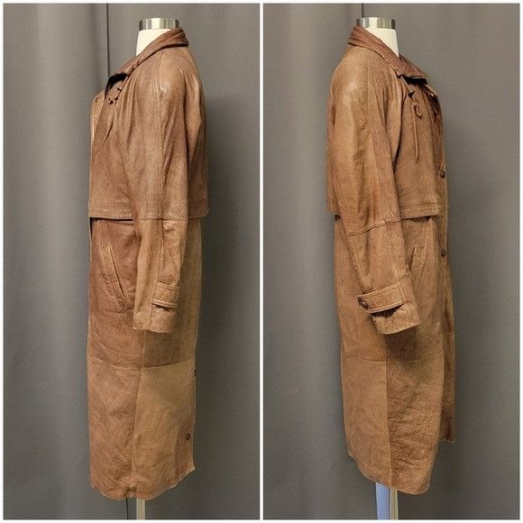 Wilsons Leather Vintage 90s y2k Wilsons Adventure Bound Brown Leather Slouch Size S / US 4 / IT 40 - 2 Thumbnail