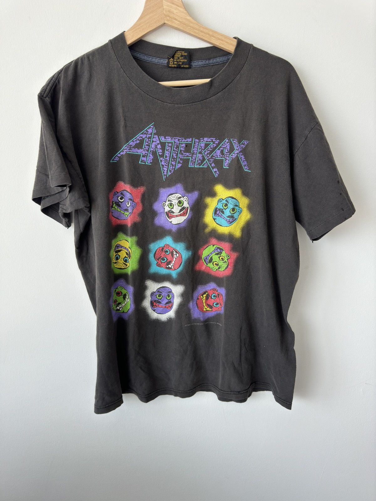 Vintage Vintage 80s Anthrax Tee Size US L / EU 52-54 / 3 - 1 Thumbnail