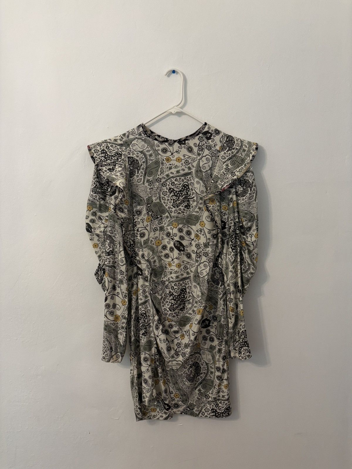 Isabel Marant Isabel Marant Catarina Dress - White & Green Floral Print Size M / US 6-8 / IT 42-44 - 2 Thumbnail