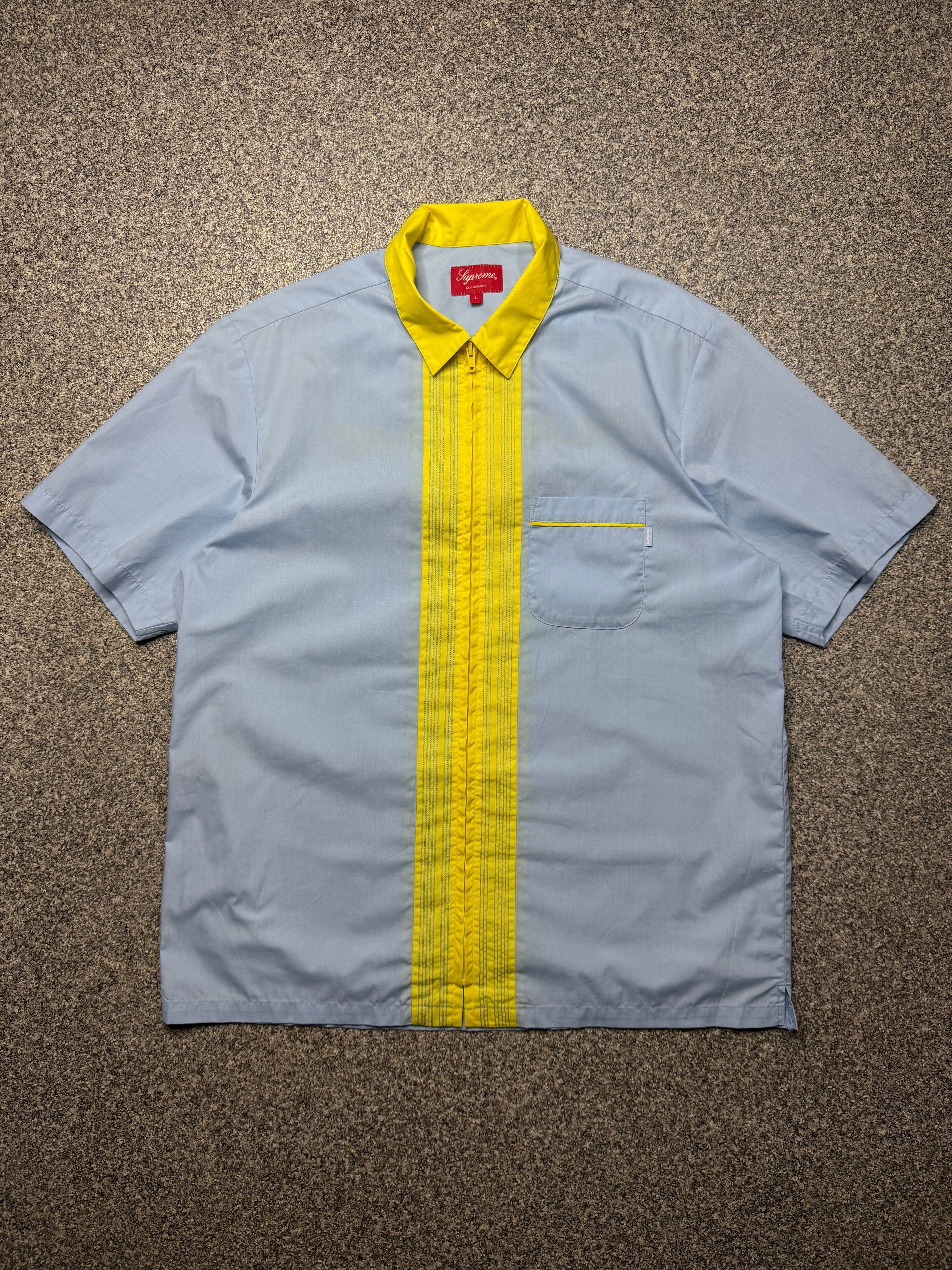 Supreme Bowling Zip S/S Shirt Size US L / EU 52-54 / 3 - 1 Thumbnail