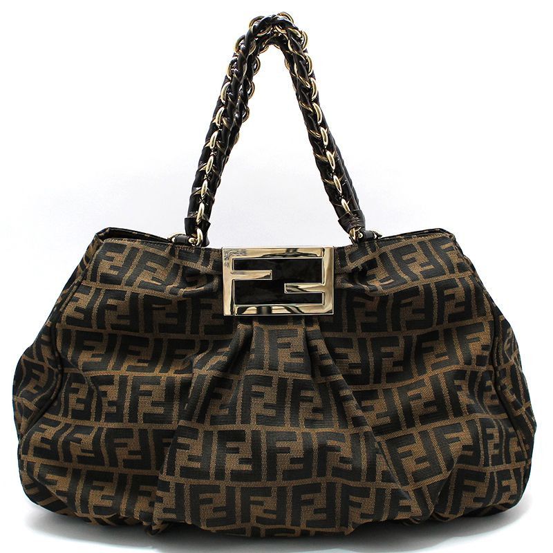 Fendi Juka Mia Large Chain Shoulder Bag Size ONE SIZE - 1 Thumbnail