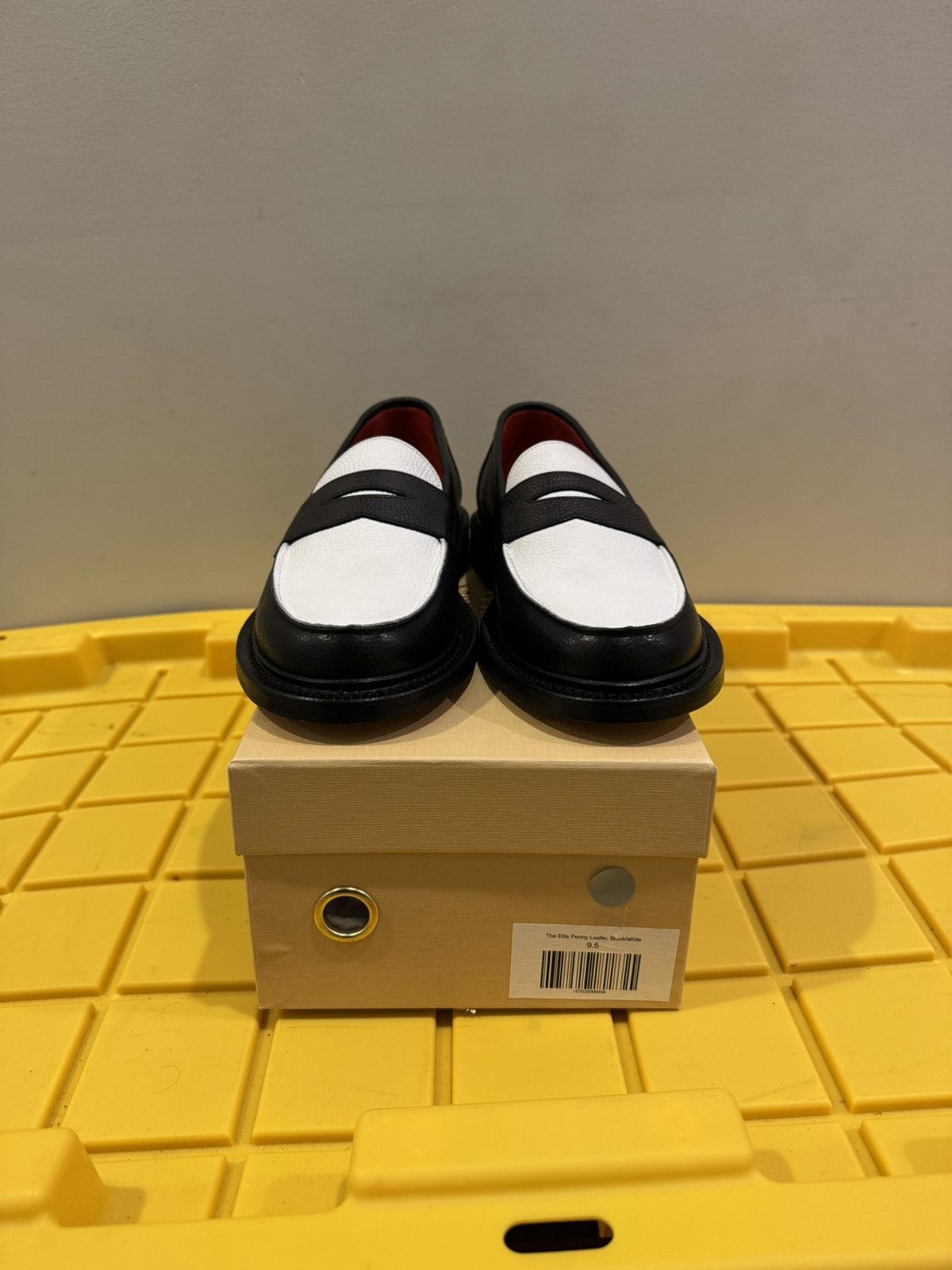 Blackstock & Weber Black and white penny loafer Size US 9.5 / EU 42-43 - 1 Thumbnail