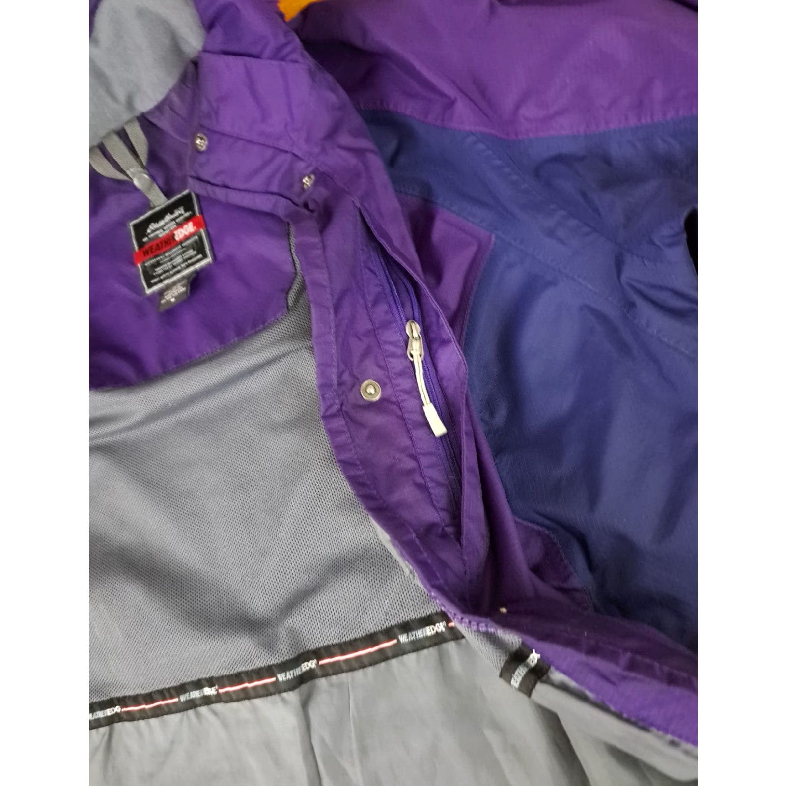 Eddie Bauer VINTAGE Eddie Bauer Women Jacket Full Zip Nylon Purple Medium Regular Size M / US 6-8 / IT 42-44 - 6 Thumbnail
