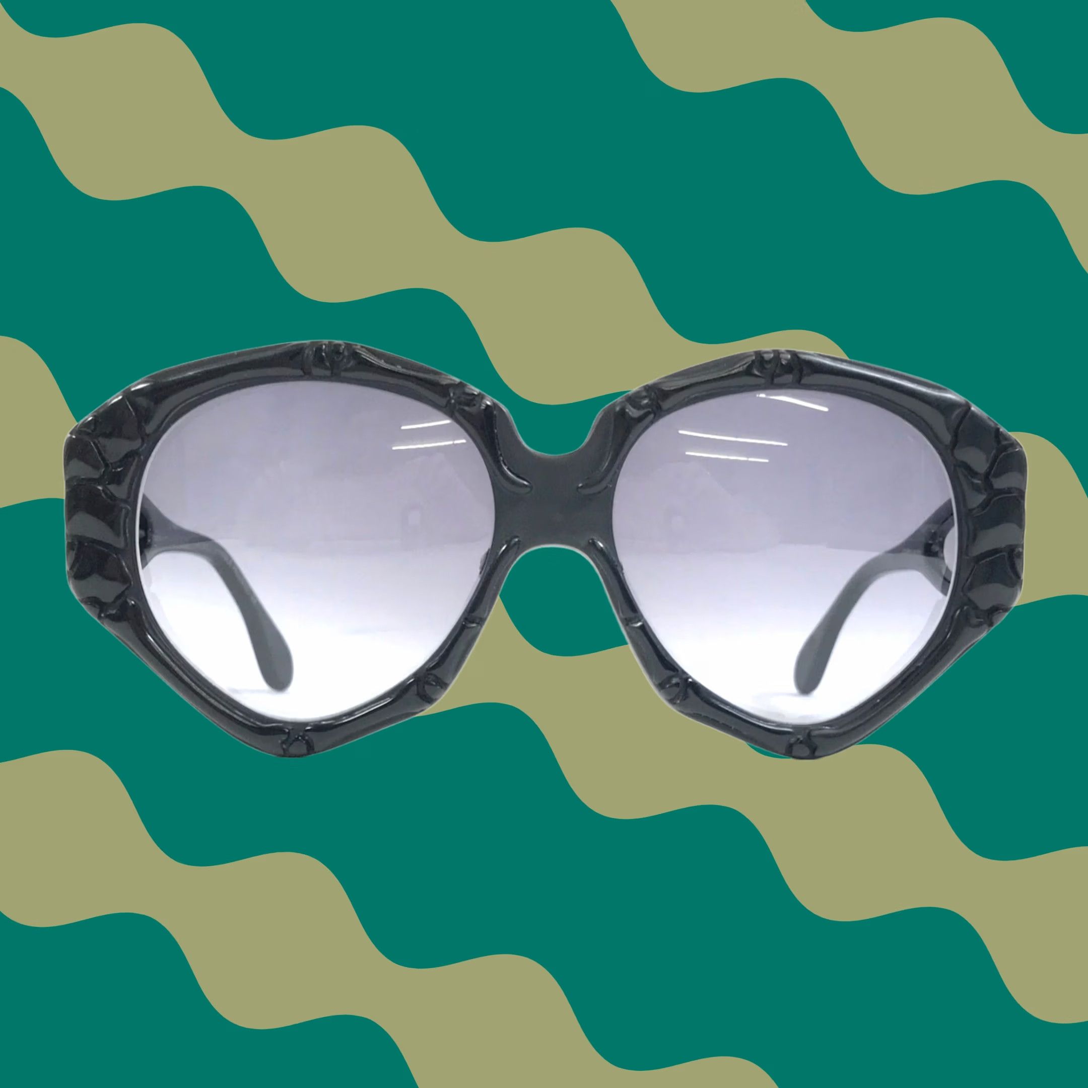 Vintage la Eyeworks Sunglasses RIO 760 500 Clear Red Silver Frames Black Lenses La Eyeworks Sunglasses | eBay main image 3