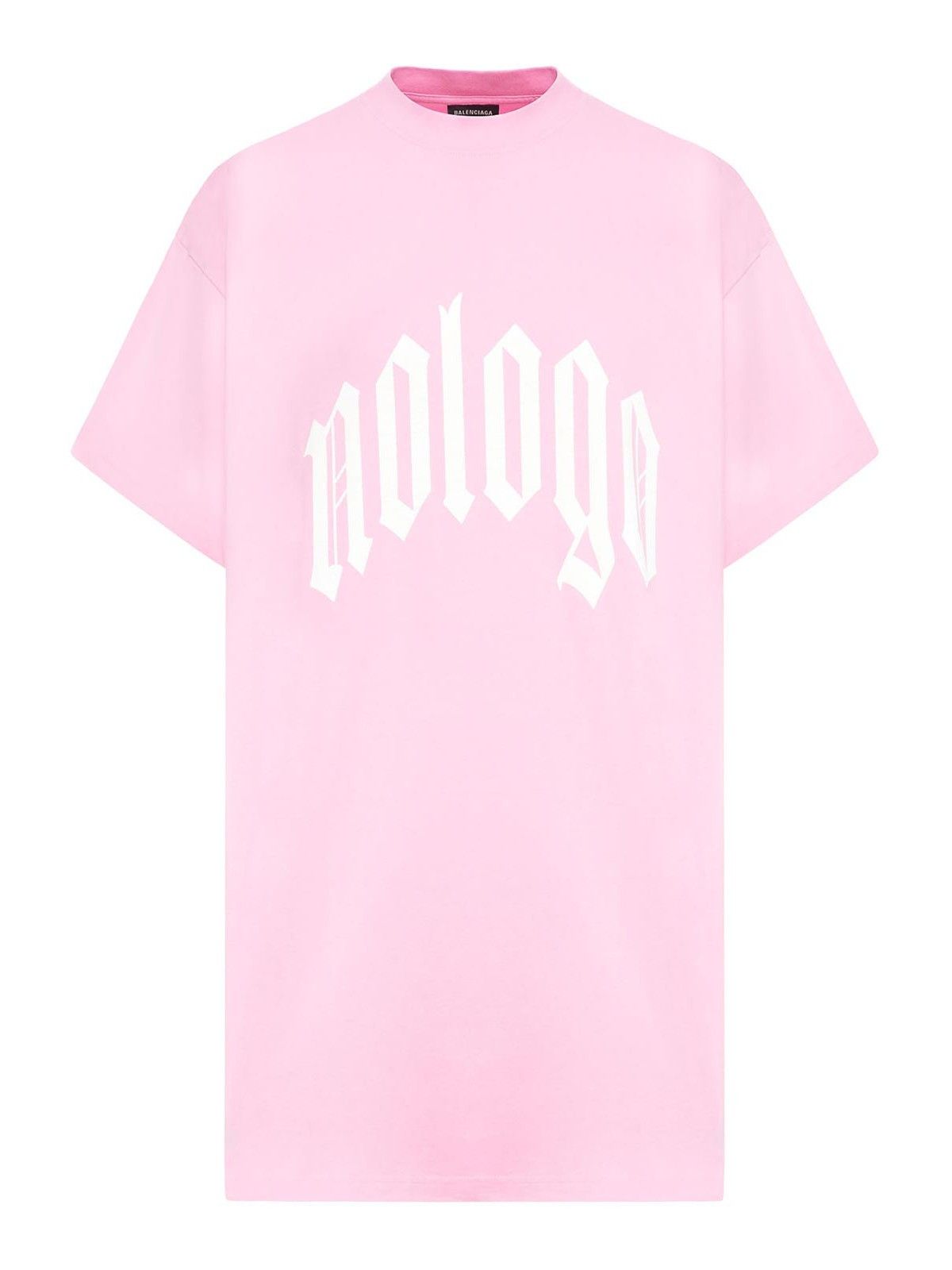 Balenciaga o1s1wg110126 555 / Dup / Nologo T-Shirt Oversized in Pink Size US M / EU 48-50 / 2 - 1 Preview