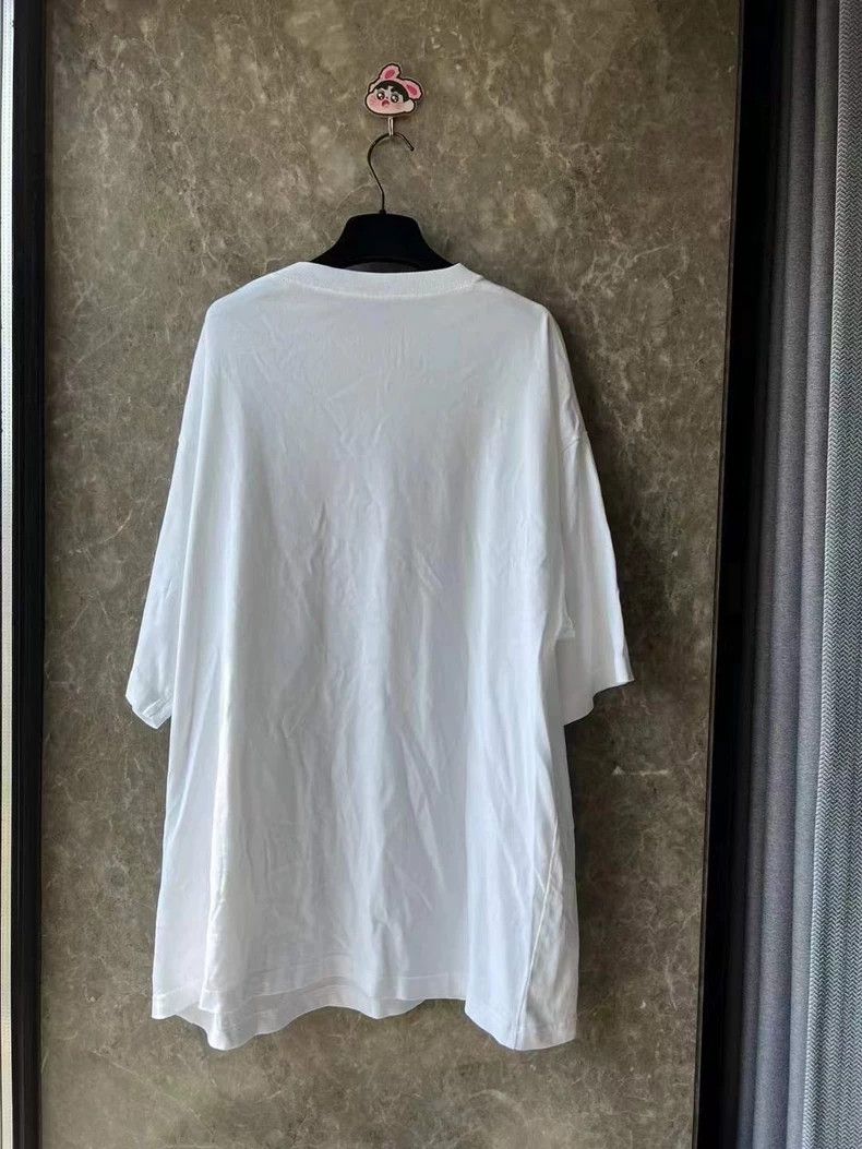 Balenciaga Balenciaga White MasterCard Short Sleeves Size US S / EU 44-46 / 1 - 2 Thumbnail