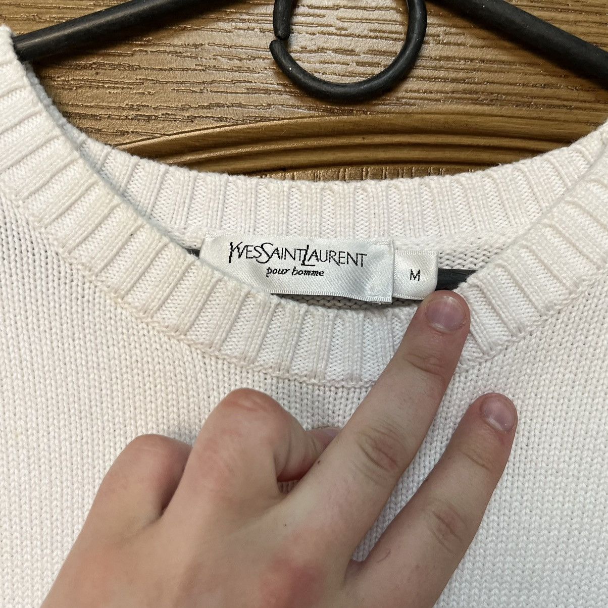 Vintage YSL Sweater Knit Soft Size US M / EU 48-50 / 2 - 4 Thumbnail