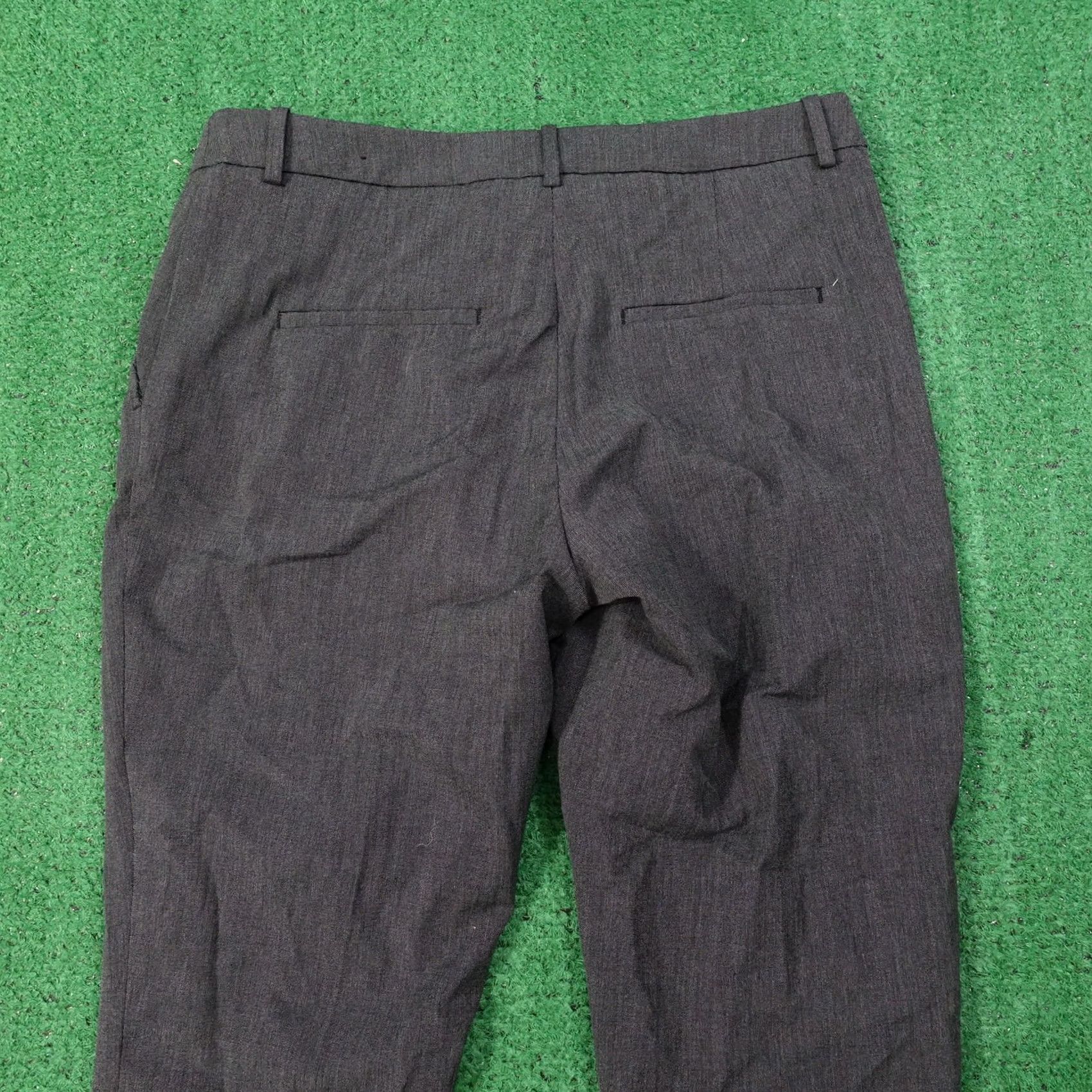H&M H&M Grey Dress Pants Womens Size 10 Flat Front Size 32" / US 10 / IT 46 - 5 Thumbnail