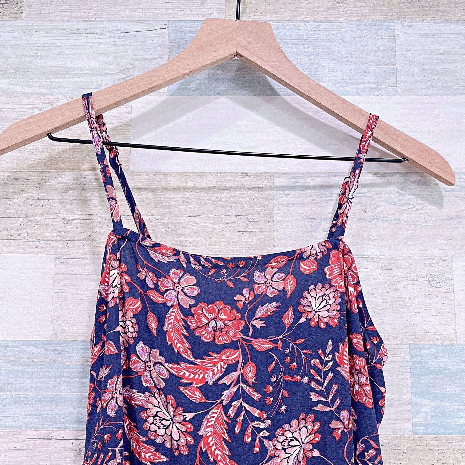Old Navy OLD NAVY Paisley Mini Cami Sundress Blue Red Womens Small Size S / US 4 / IT 40 - 3 Thumbnail