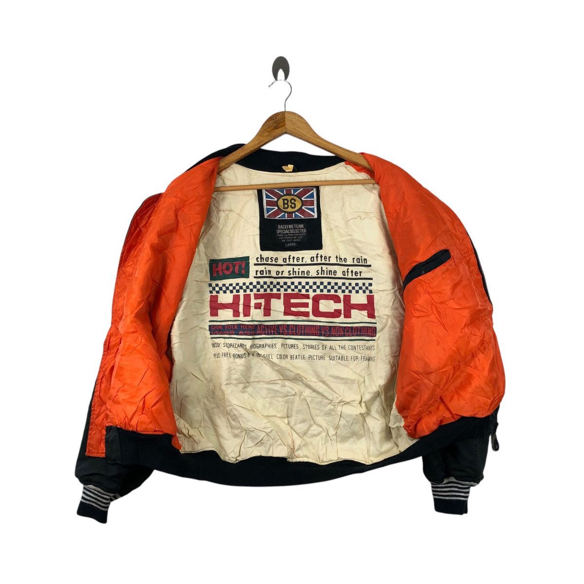 Vintage Vintage SRC RACING TEAM Hi Tech Bomber Jacket Size US L / EU 52-54 / 3 - 3 Thumbnail