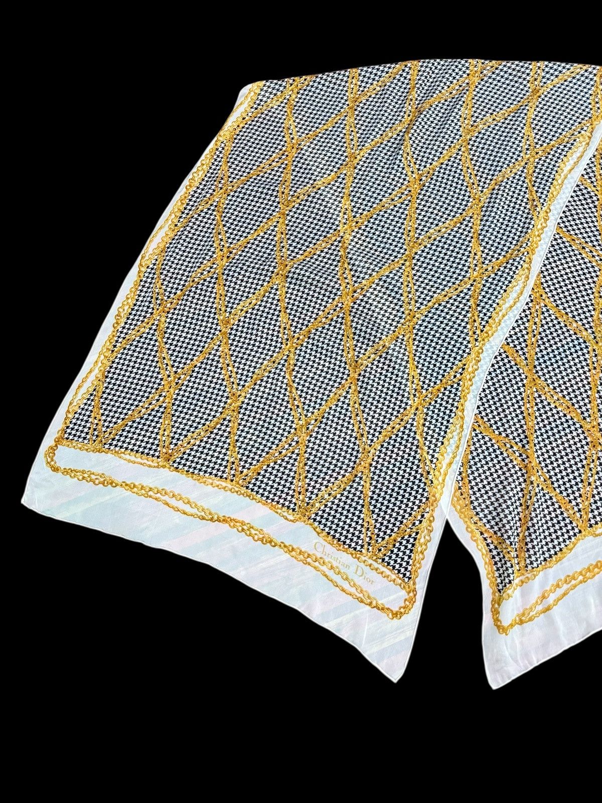 Christian Dior Monsieur RARE VINTAGE CHRISTIAN DIOR SILK SCARF Size ONE SIZE - 2 Thumbnail