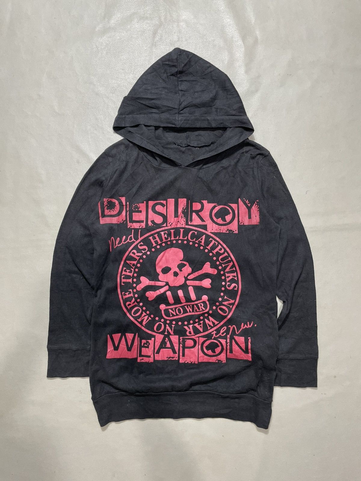 If Six Was Nine Hell cats Punk Hoodie Gothic ifsix lgb kmrii style Size US S / EU 44-46 / 1 - 1 Thumbnail