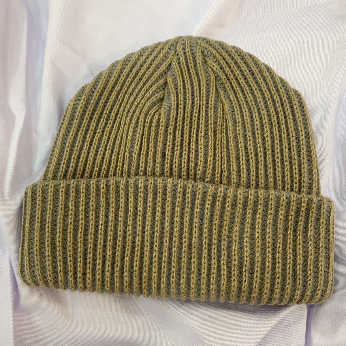 Stussy × Vintage Stussy 2 Tone Short Beanie Size ONE SIZE - 3 Thumbnail