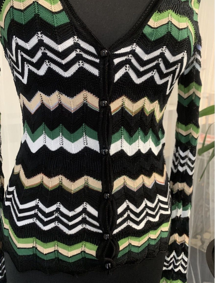 Missoni Missoni Zigzag Knit Cardigan Size S / US 4 / IT 40 - 4 Thumbnail