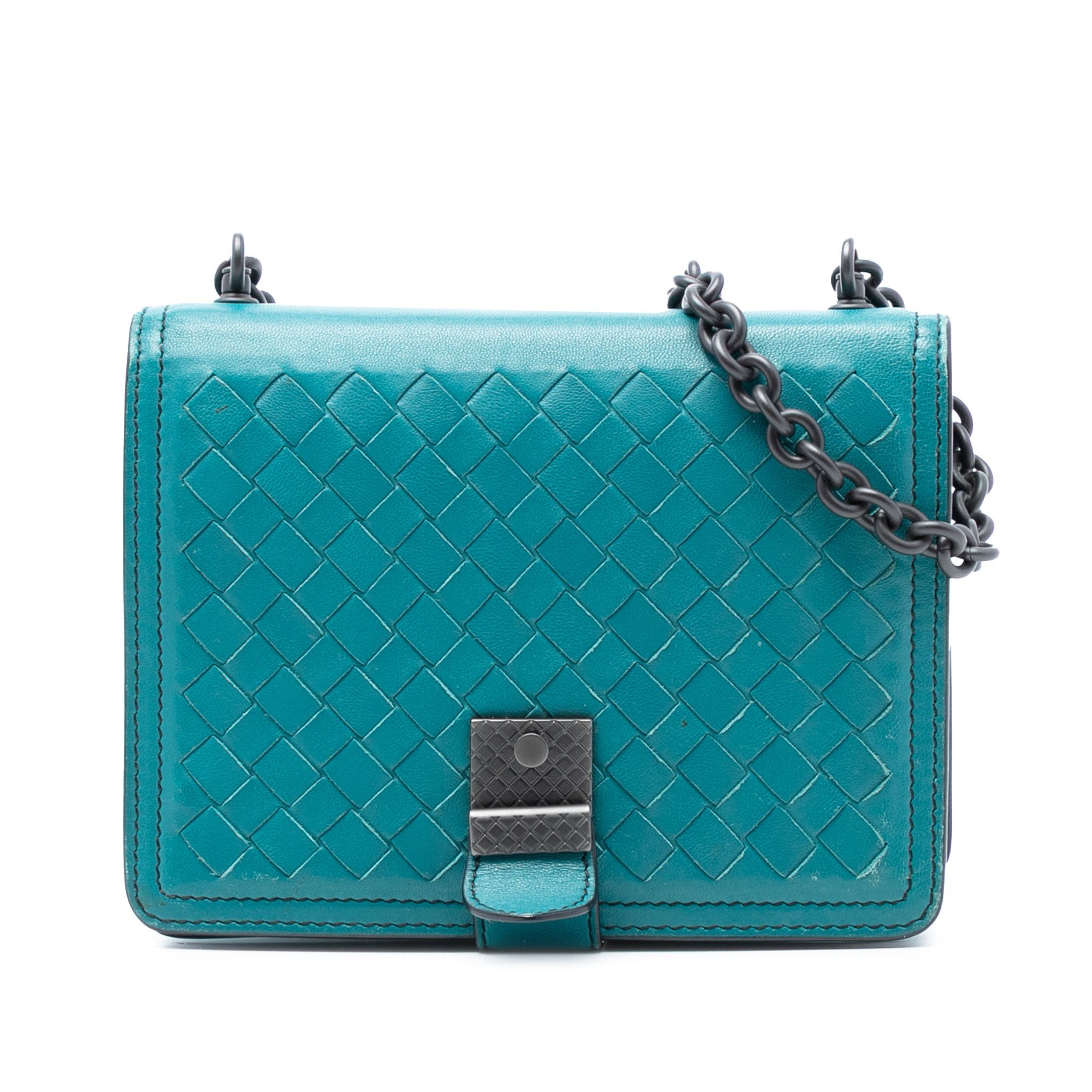 Bottega Veneta Bottega Veneta Mini Nappa Intrecciato Runway Shoulder Bag Size ONE SIZE - 1 Thumbnail