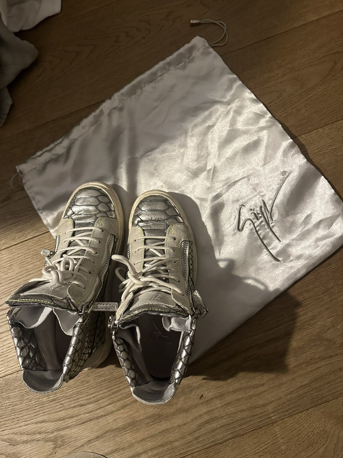 Giuseppe Zanotti giuseppe zanotti high top sneakers Size US 7 / IT 37 - 2 Thumbnail