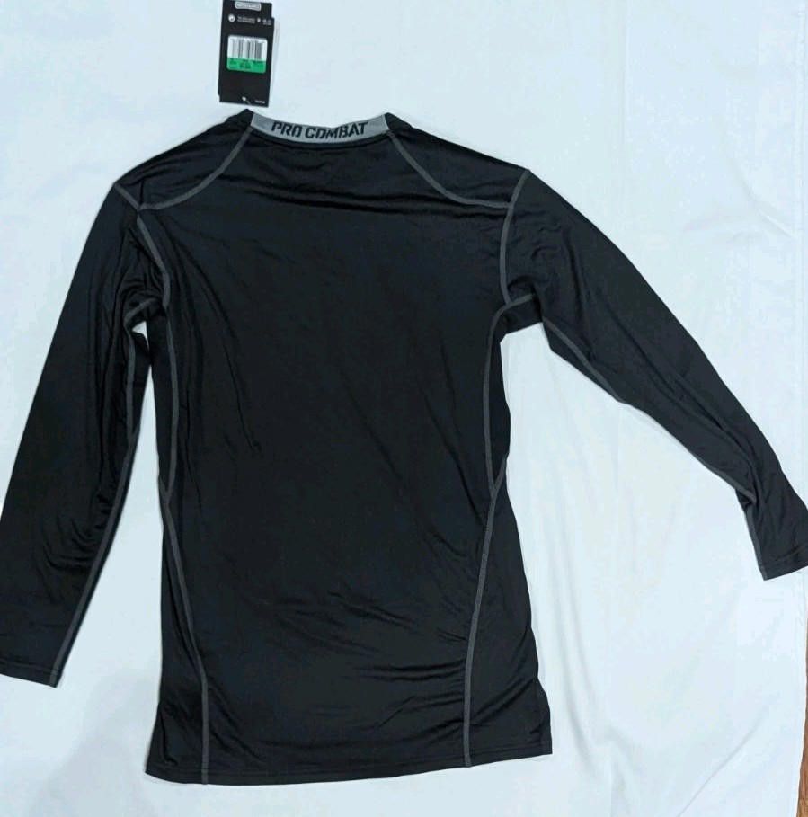 Nike Nike Pro Combat Dri Fit Compression Black Long Sleeve XL Size US XL / EU 56 / 4 - 5 Thumbnail