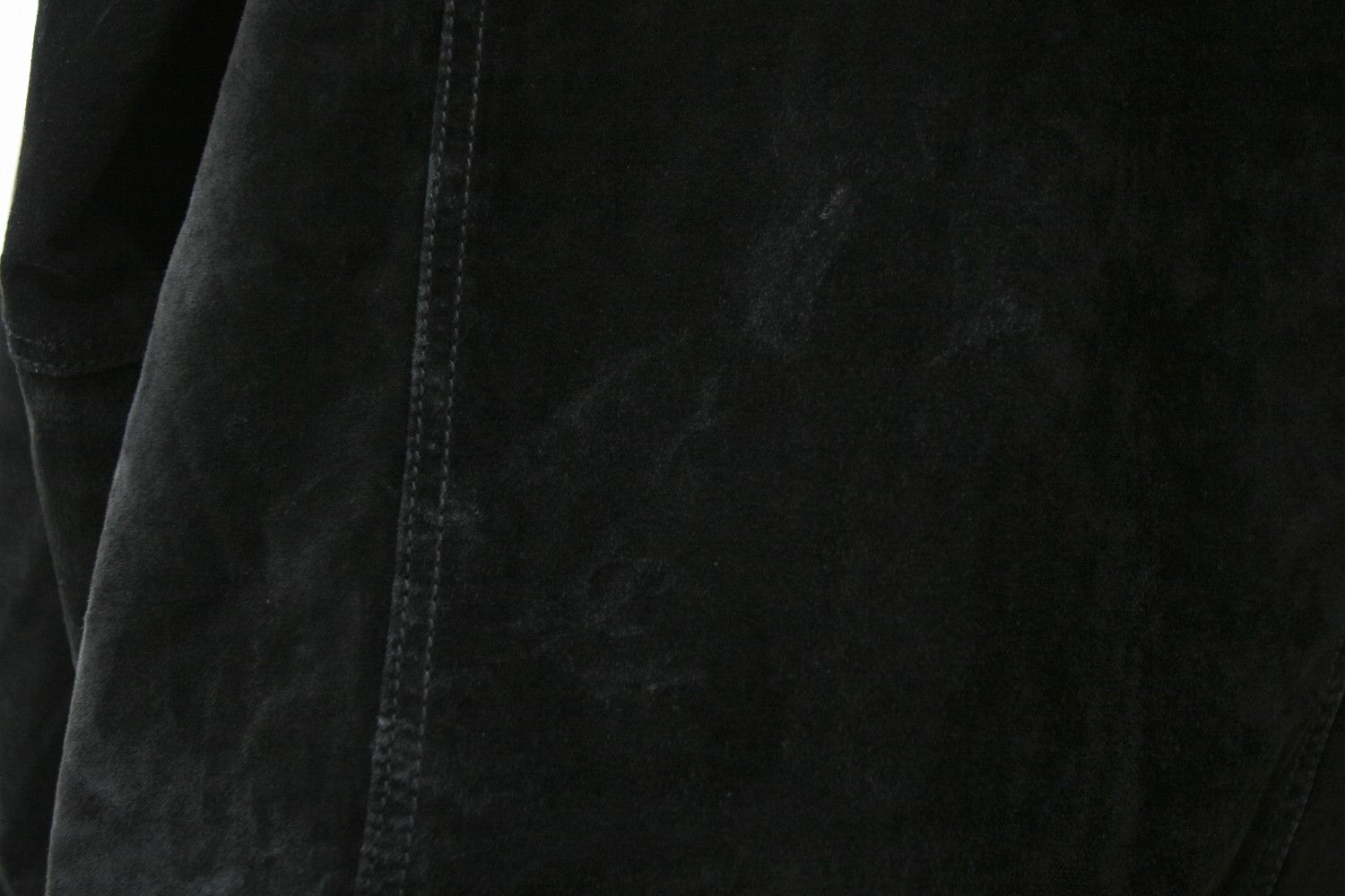 Emmett Emmett Black Suede Leather Genuine Trucker Jacket type 3 Size US XL / EU 56 / 4 - 6 Thumbnail