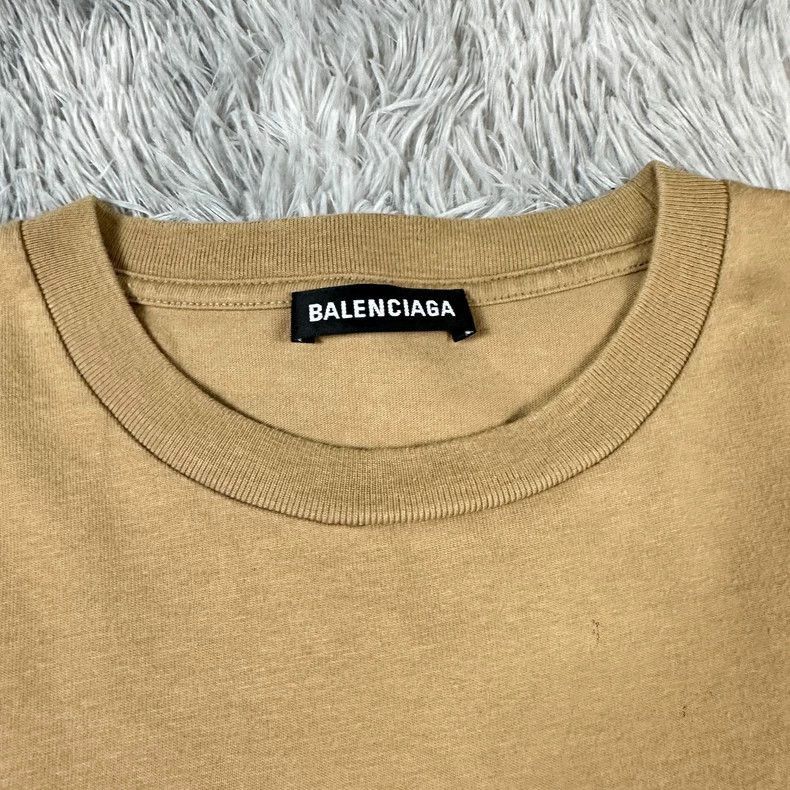 Balenciaga Balenciaga Wheat Logo Short Sleeve T-Shirt Size US M / EU 48-50 / 2 - 2 Thumbnail