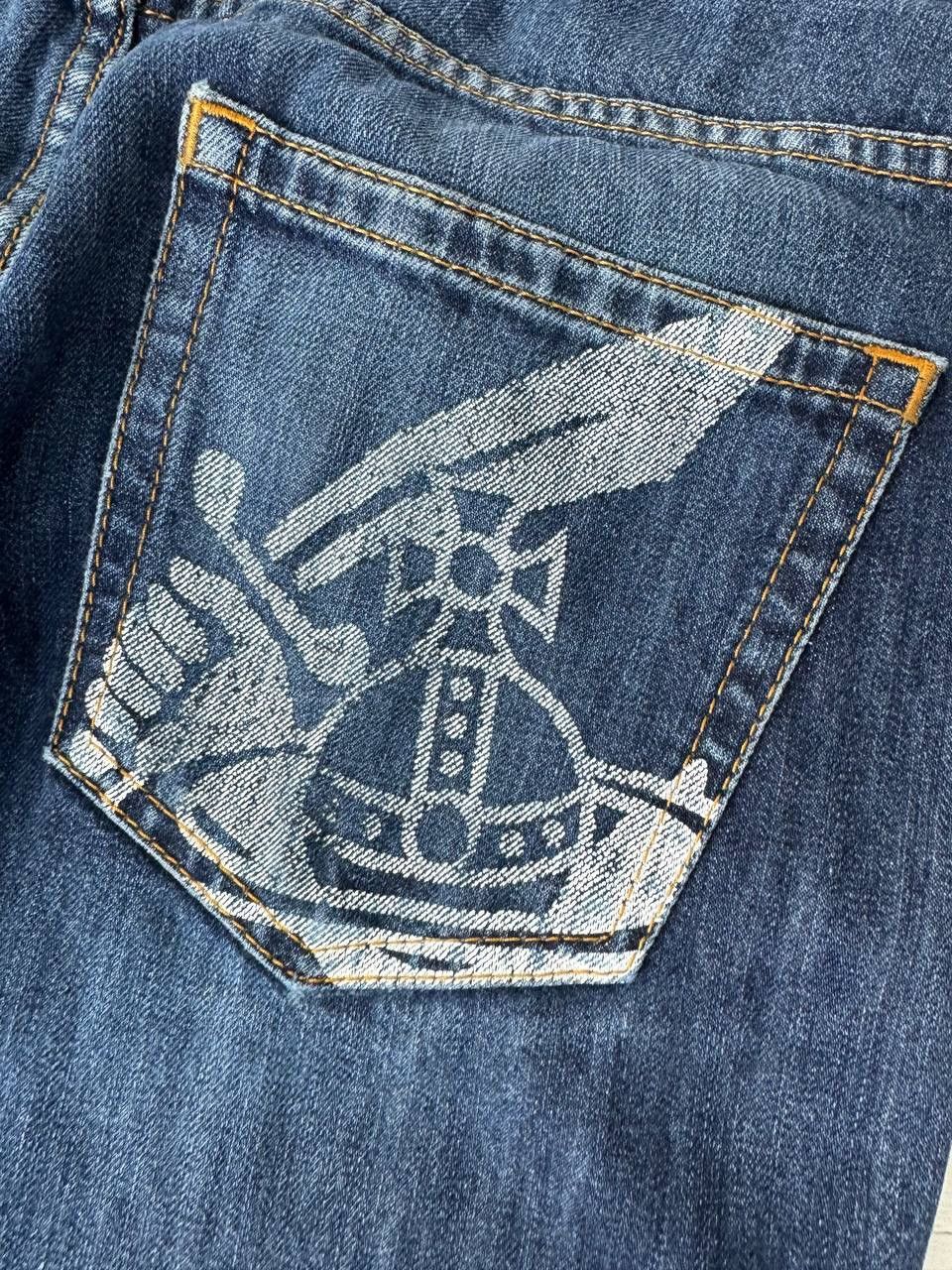 Vivienne Westwood Vivienne Westwood Anglomania Denim Jeans Big Logo Y2K Size US 30 / EU 46 - 15 Thumbnail