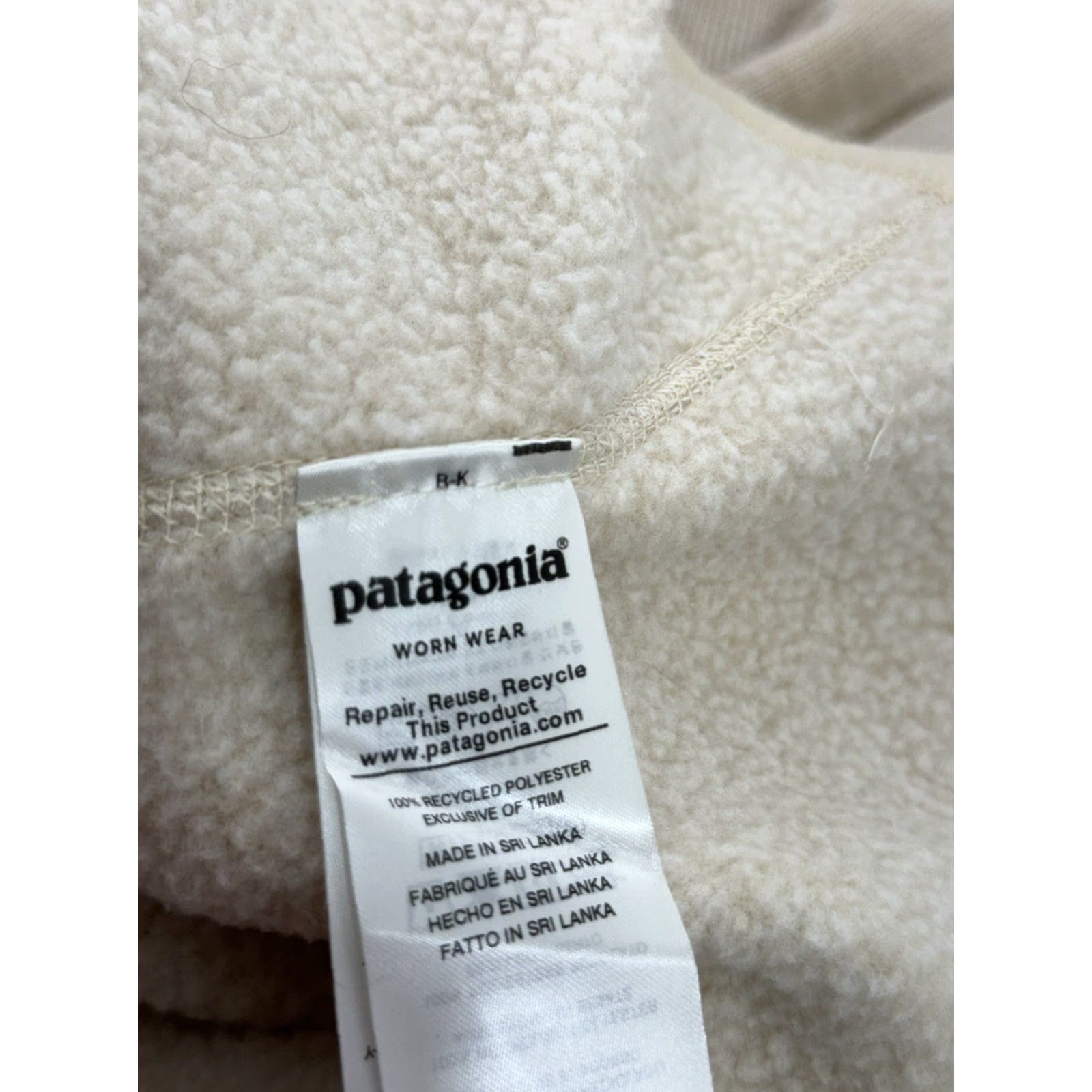 Patagonia Patagonia Better Sweater - Women's L Pullover Sweater Jacket Cream EXCELLENT Pullover, Cardigan, Jacket, Patagonia, Women, L Size L / US 10 / IT 46 - 6 Thumbnail